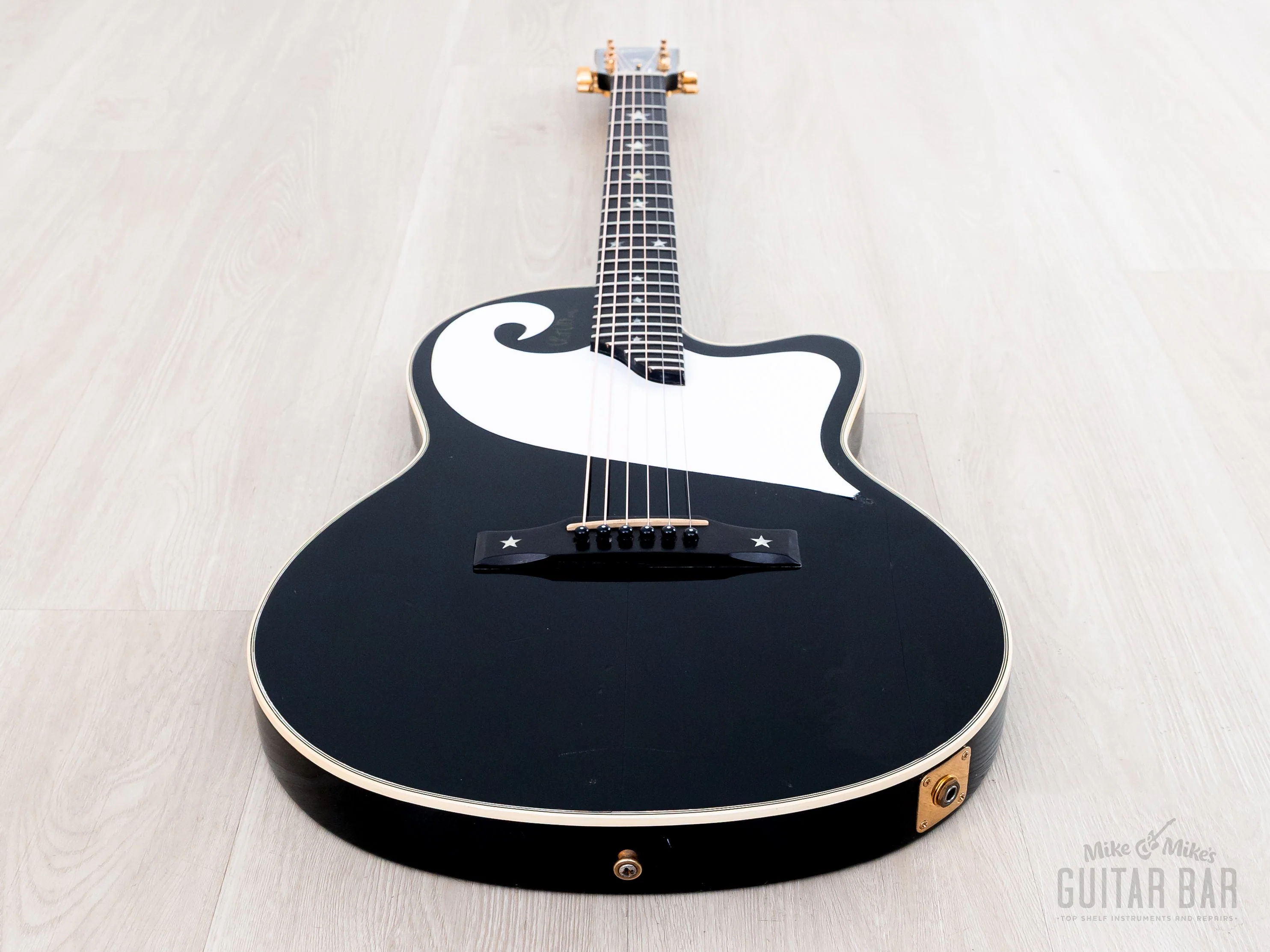 1997 Gibson Chet Atkins SST Ebony Acoustic Electric Steel String Guitar w/ Case - Image 13