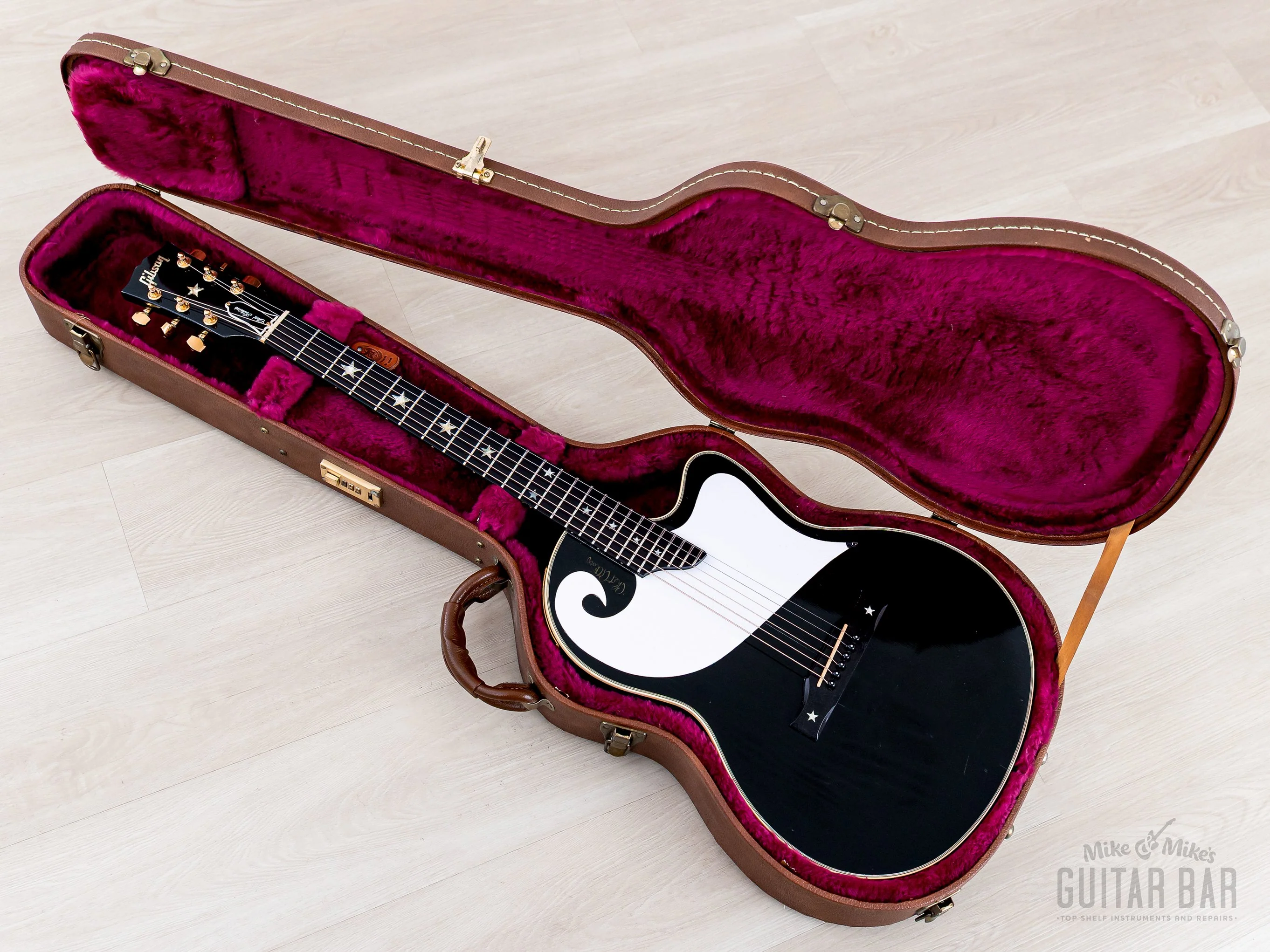 1997 Gibson Chet Atkins SST Ebony Acoustic Electric Steel String Guitar w/ Case - Image 18