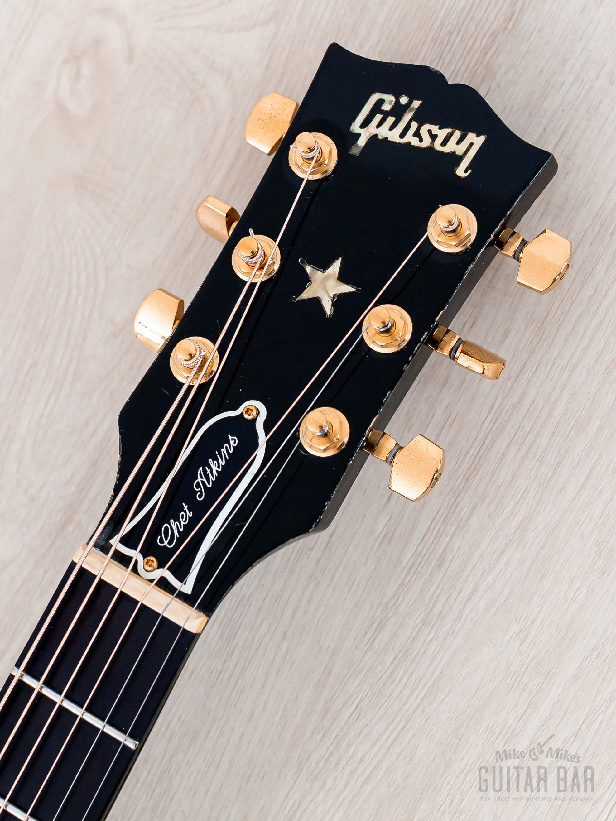 1997 Gibson Chet Atkins SST Ebony Acoustic Electric Steel String Guitar w/ Case - Image 4