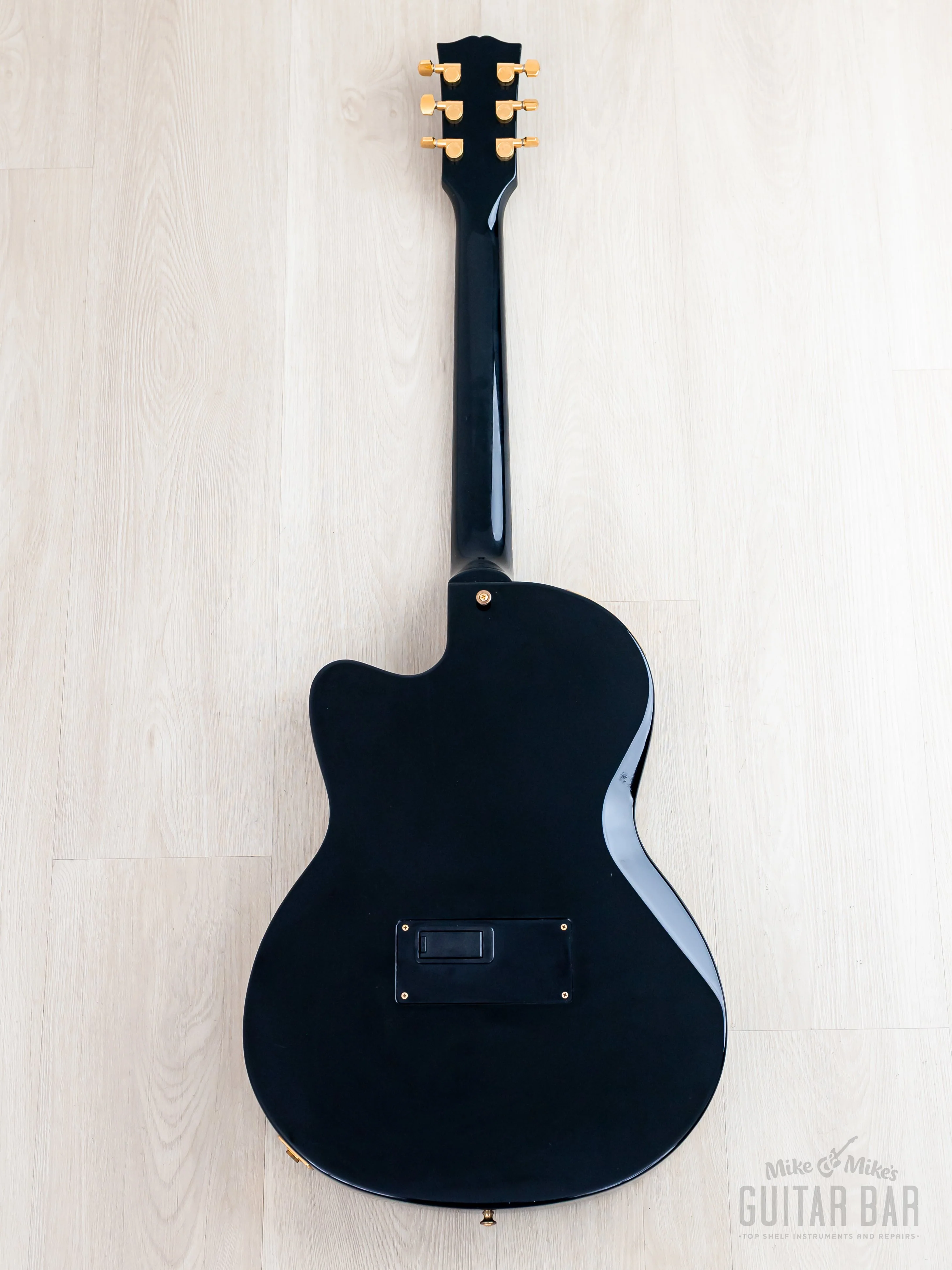1997 Gibson Chet Atkins SST Ebony Acoustic Electric Steel String Guitar w/ Case - Image 3