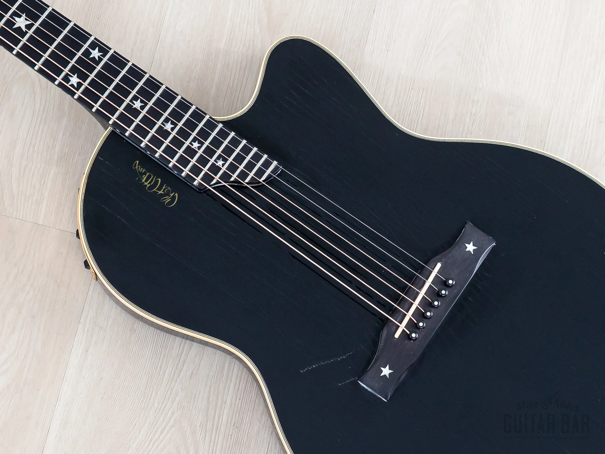 1997 Gibson Chet Atkins SST Ebony Acoustic Electric Steel String Guitar w/ Case - Image 7