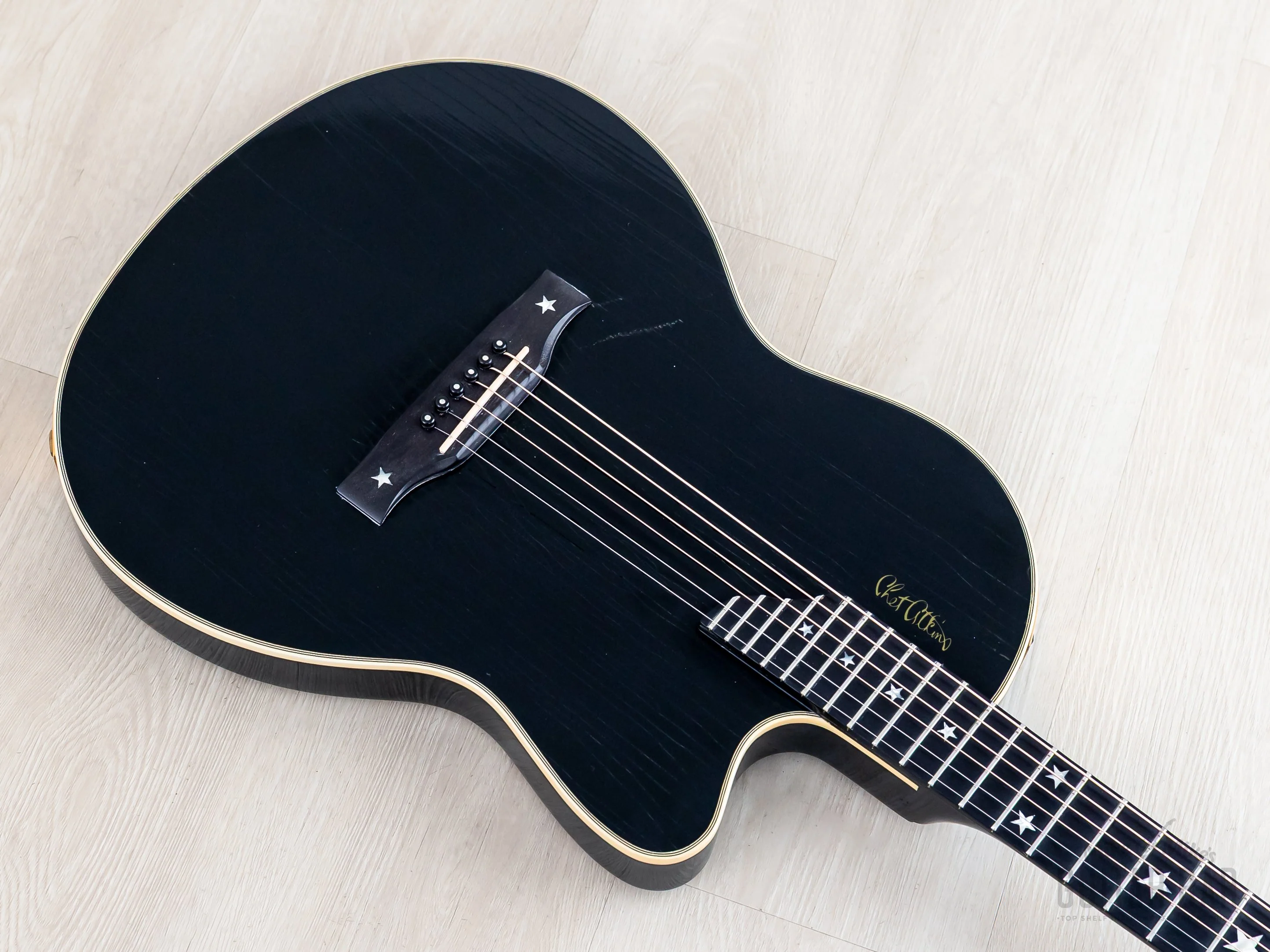 1997 Gibson Chet Atkins SST Ebony Acoustic Electric Steel String Guitar w/ Case - Image 9