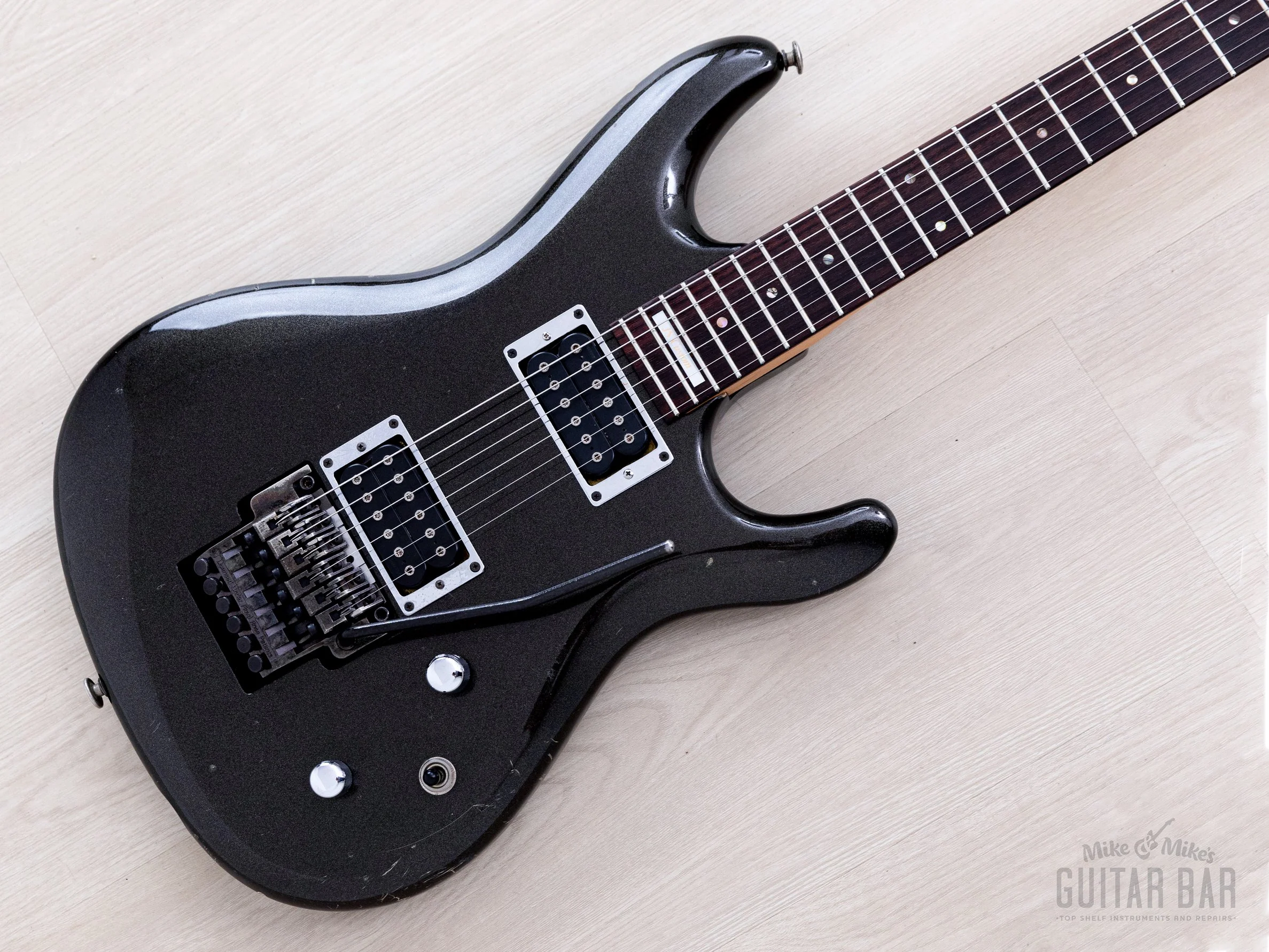 1997 Ibanez JS1000-BP Joe Satriani Signature Black Pearl HH w/ DiMarzio, Lo-Pro Edge