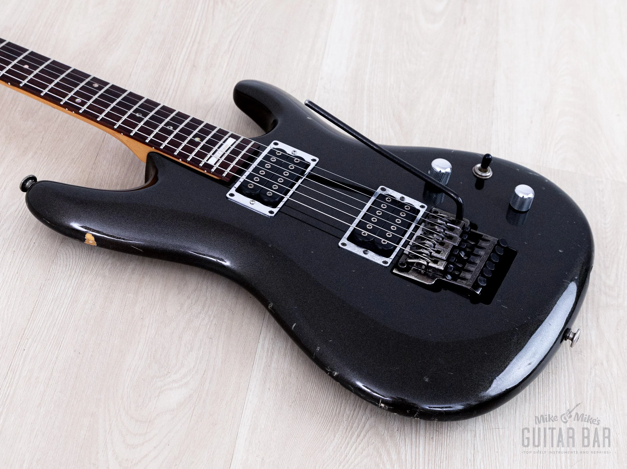 1997 Ibanez JS1000-BP Joe Satriani Signature Black Pearl HH w/ DiMarzio, Lo-Pro Edge - Image 10