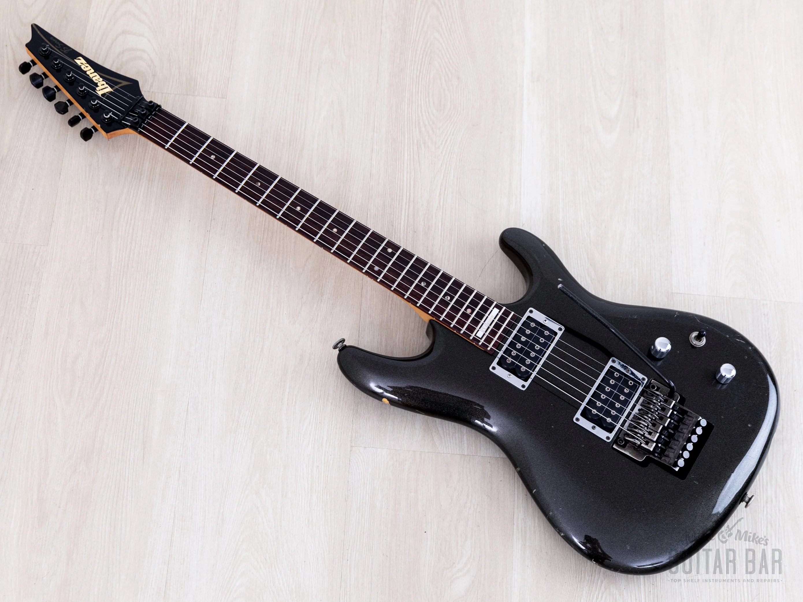 1997 Ibanez JS1000-BP Joe Satriani Signature Black Pearl HH w/ DiMarzio, Lo-Pro Edge - Image 12