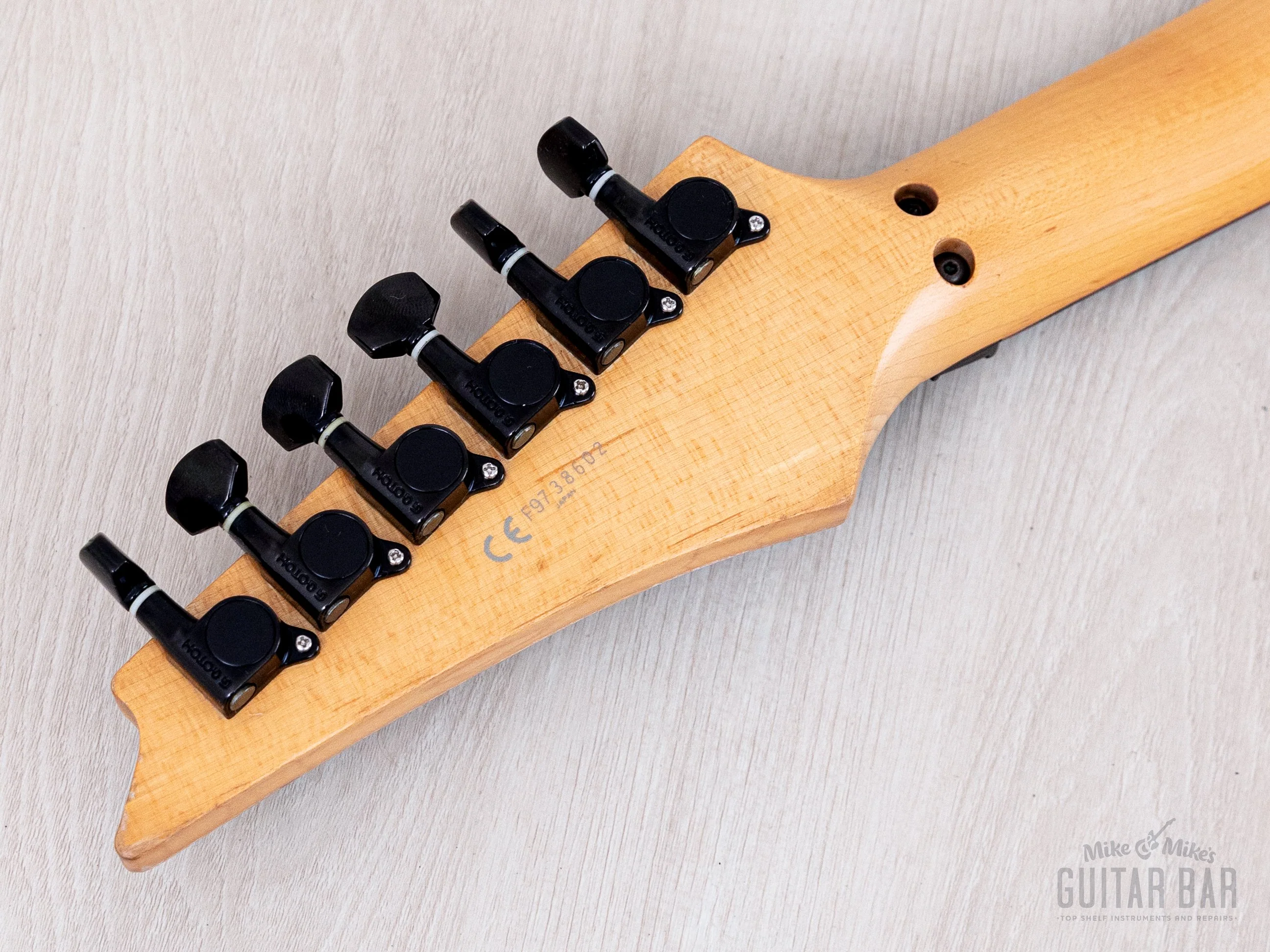1997 Ibanez JS1000-BP Joe Satriani Signature Black Pearl HH w/ DiMarzio, Lo-Pro Edge - Image 5