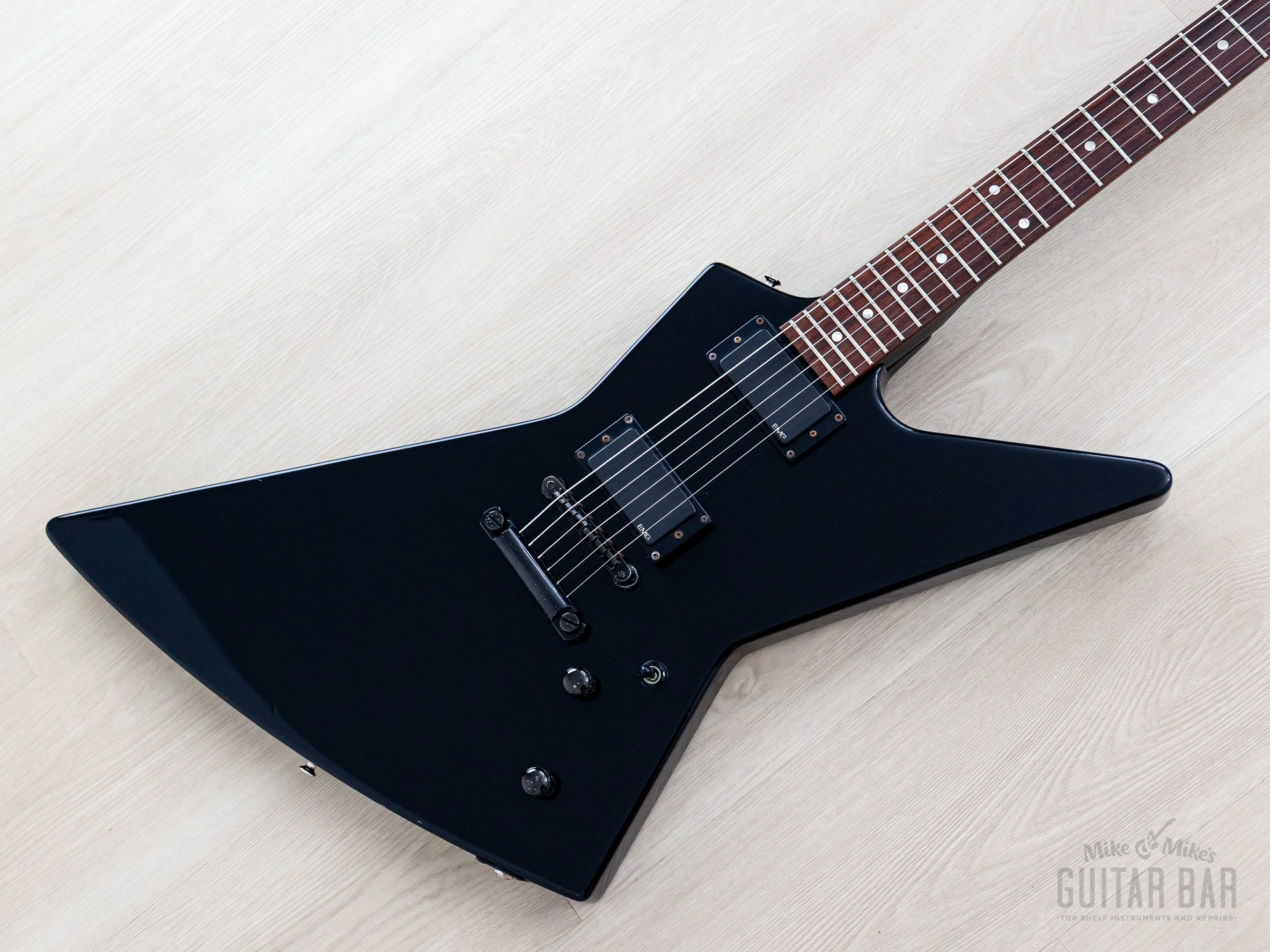 1998 ESP Custom EXP Explorer Black w/ EMG 81 w/ Case