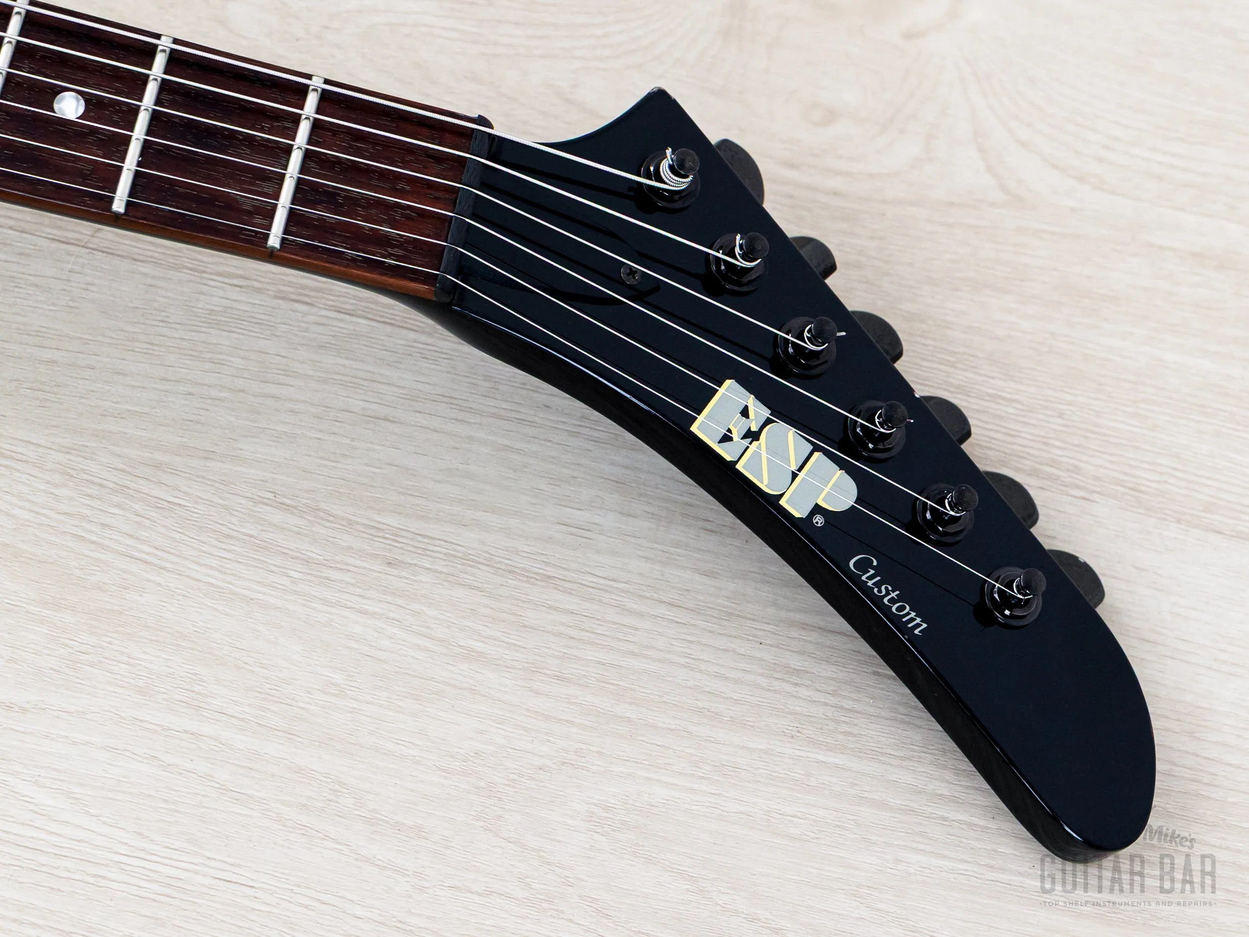 1998 ESP Custom EXP Explorer Black w/ EMG 81 w/ Case - Image 4