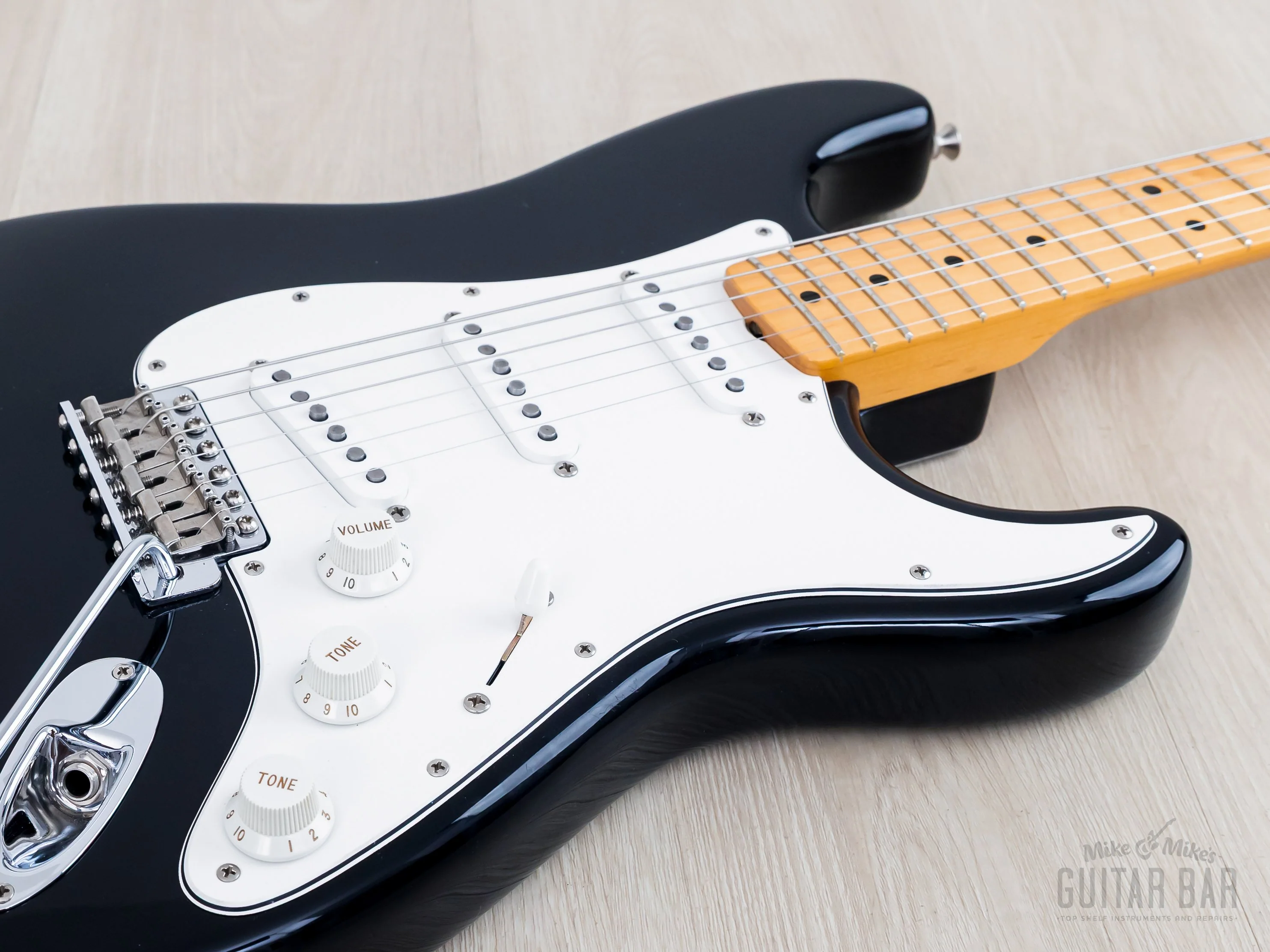 1998 Fender Jimi Hendrix Voodoo Stratocaster Black, Near-Mint w/ Case & Hangtags - Image 6