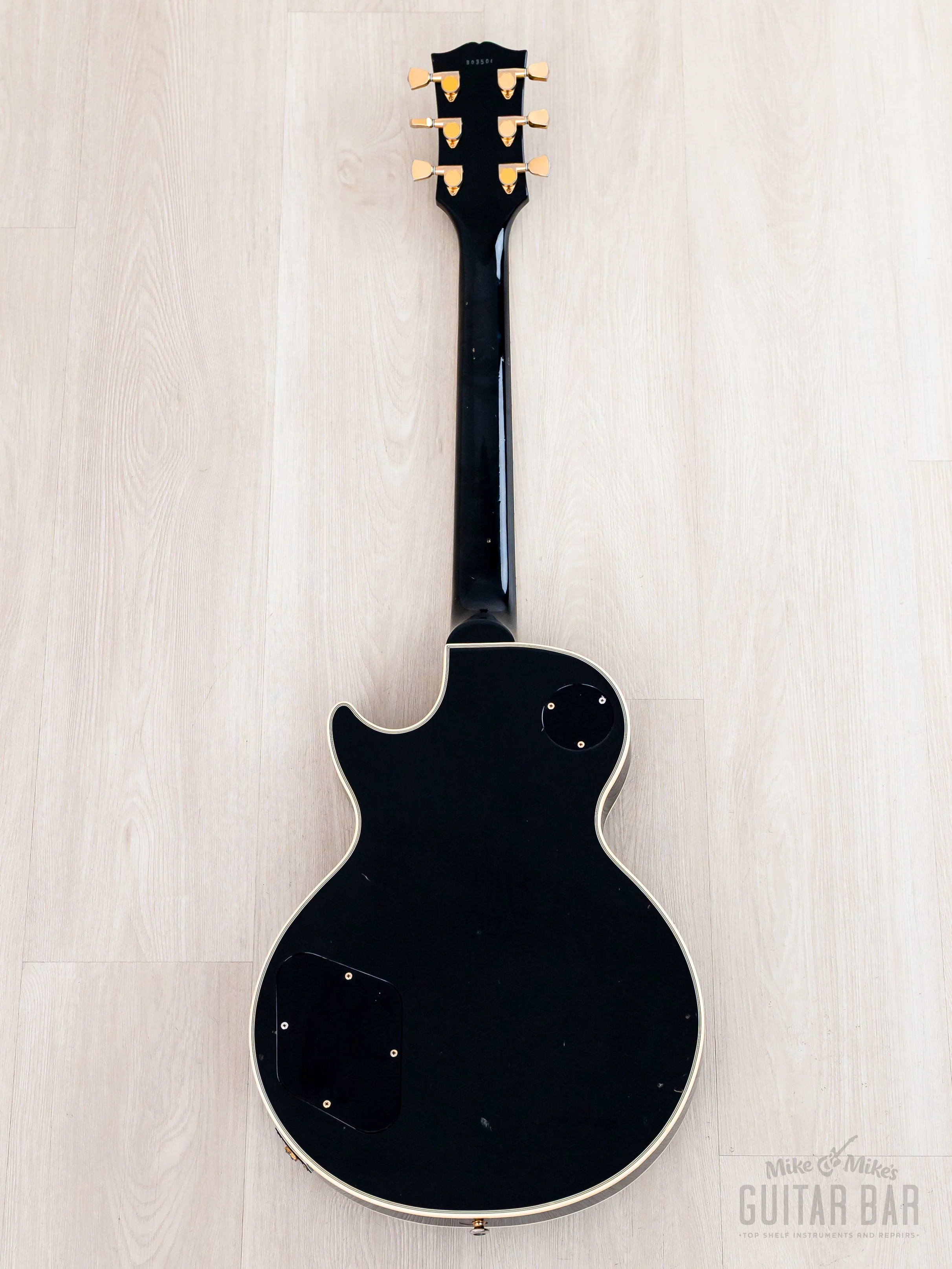 1998 Orville Les Paul Custom LPC-75 Black Beauty Gibson-Licensed, Japan Fujigen - Image 3