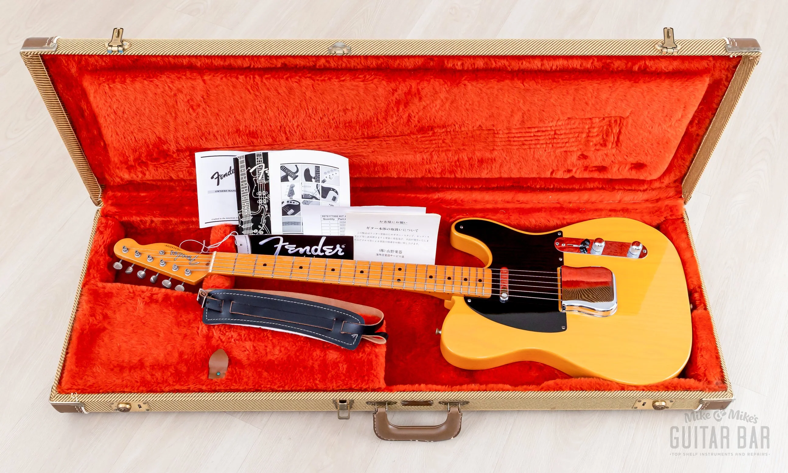 1994 Fender American Vintage '52 Telecaster Butterscotch, Near-Mint w/ Tweed Case, Hangtags & Custom Shop '51 Nocaster Pickups - Image 23