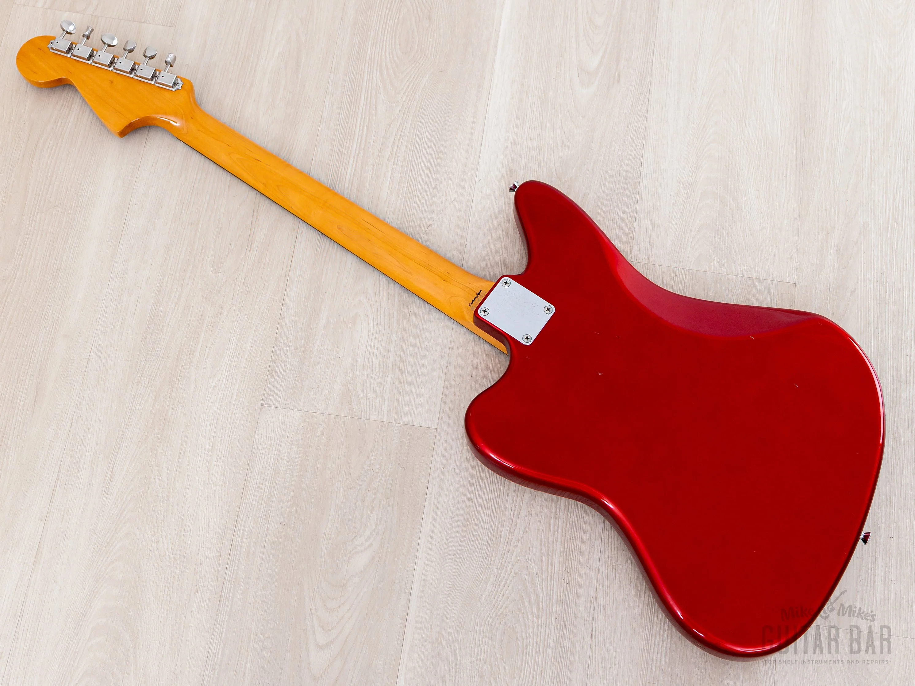 1999 Fender Jaguar '62 Vintage Reissue JG66-85 Candy Apple Red + Headstock, Japan CIJ - Image 12