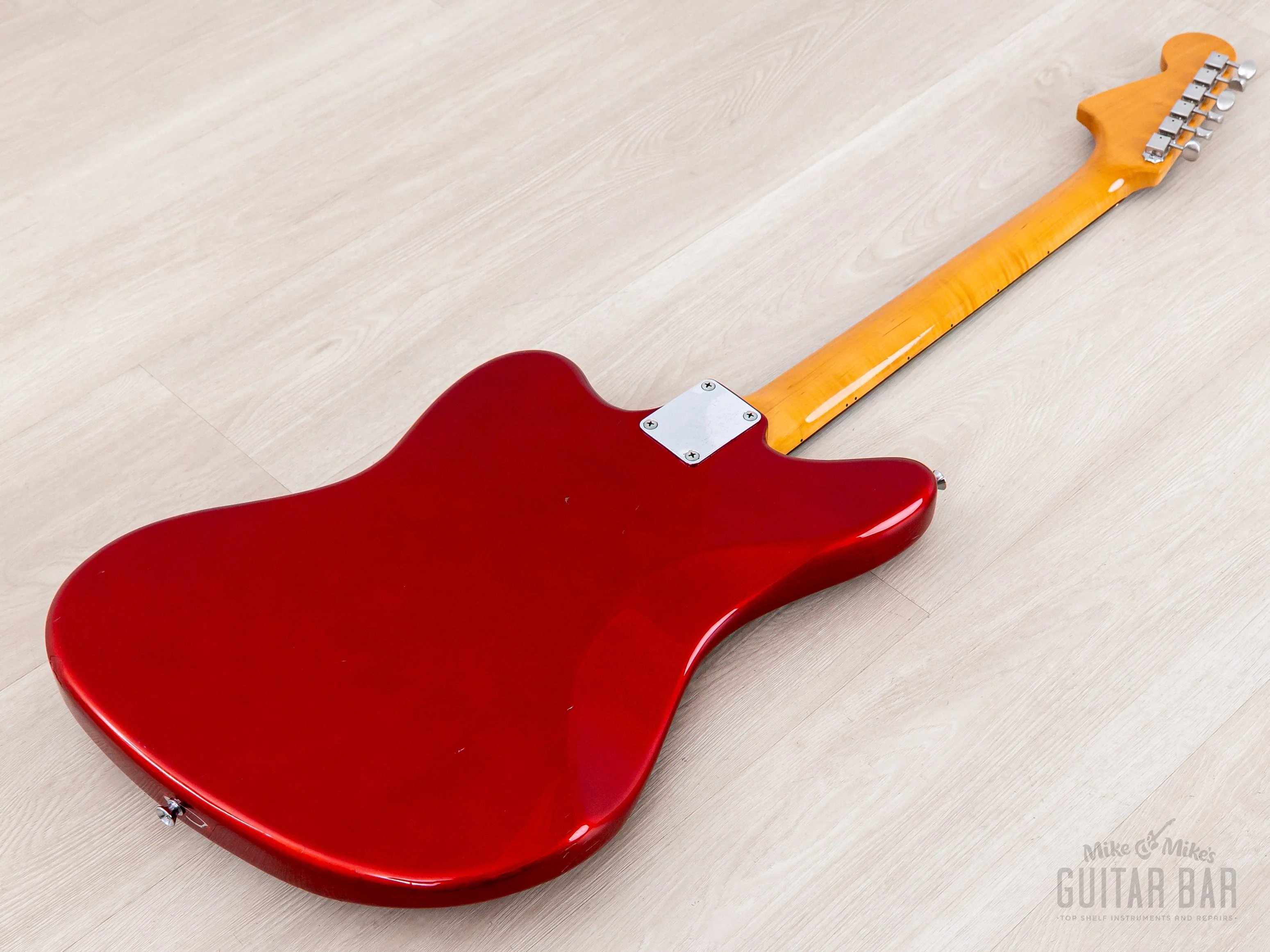 1999 Fender Jaguar '62 Vintage Reissue JG66-85 Candy Apple Red + Headstock, Japan CIJ - Image 13