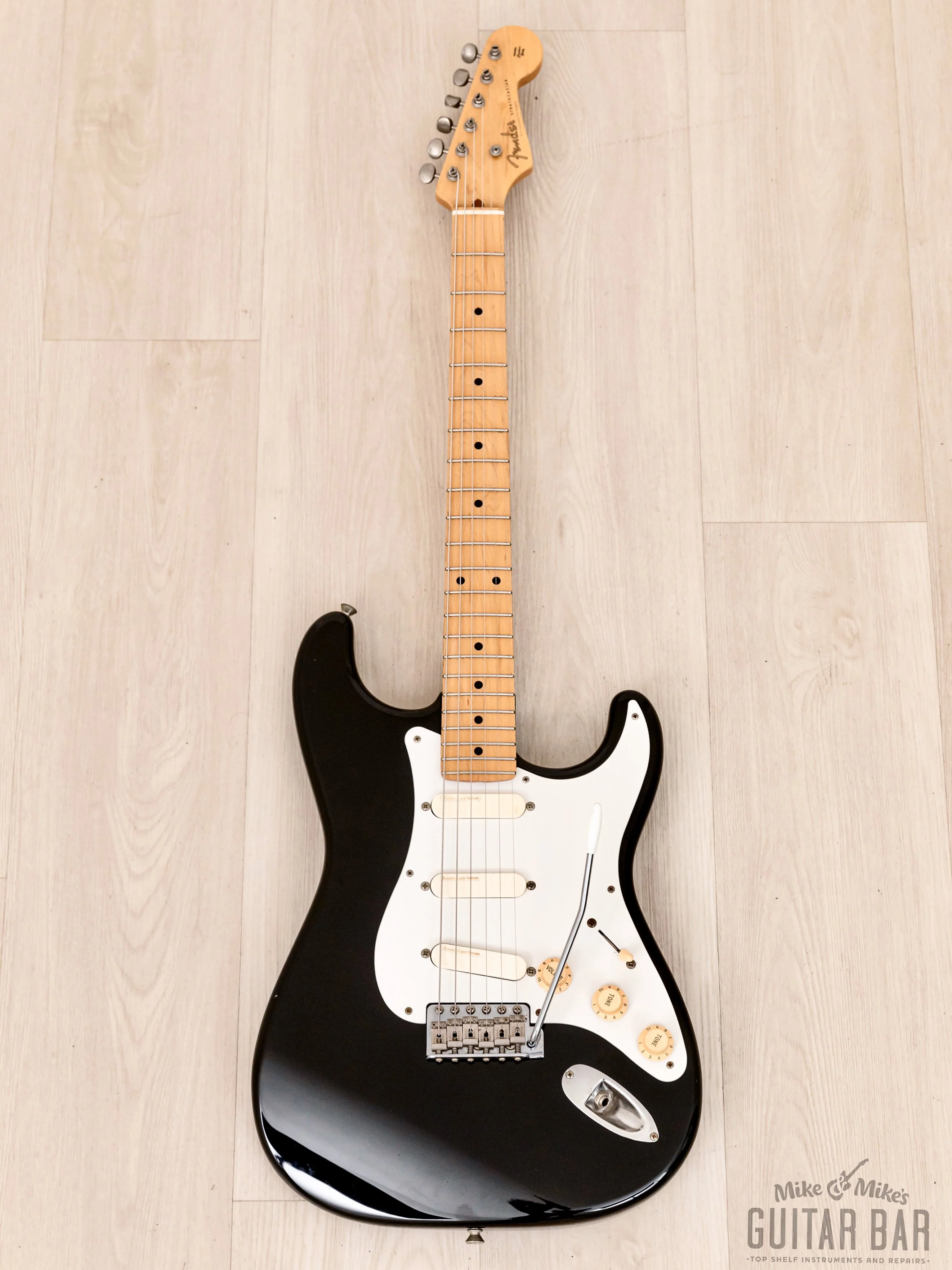 1999 Fender Stratocaster â54 Vintage Reissue ST54-95LS Blackie Specs w/ USA Lace Sensors, Japan CIJ - Image 2
