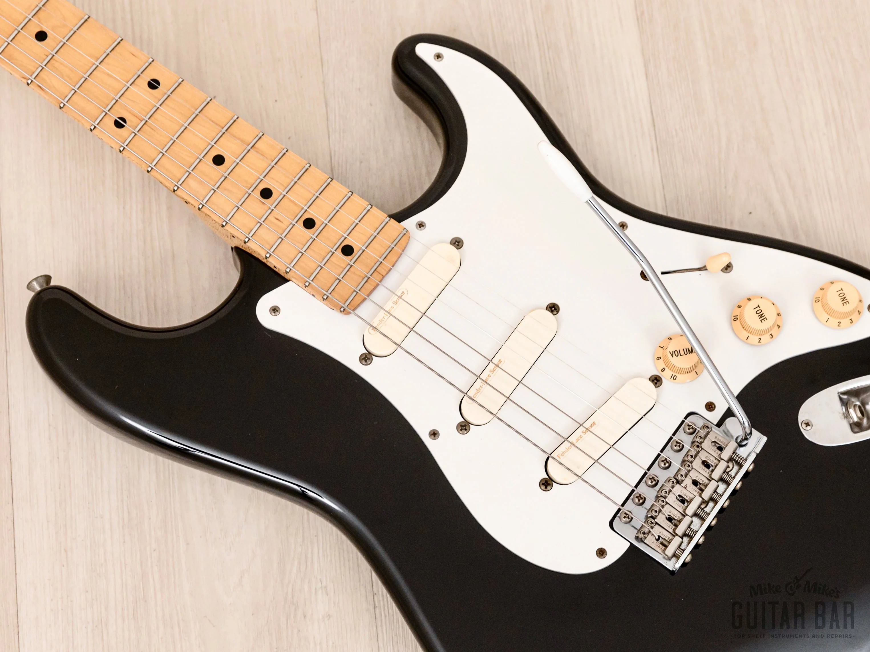 1999 Fender Stratocaster â54 Vintage Reissue ST54-95LS Blackie Specs w/ USA Lace Sensors, Japan CIJ - Image 7