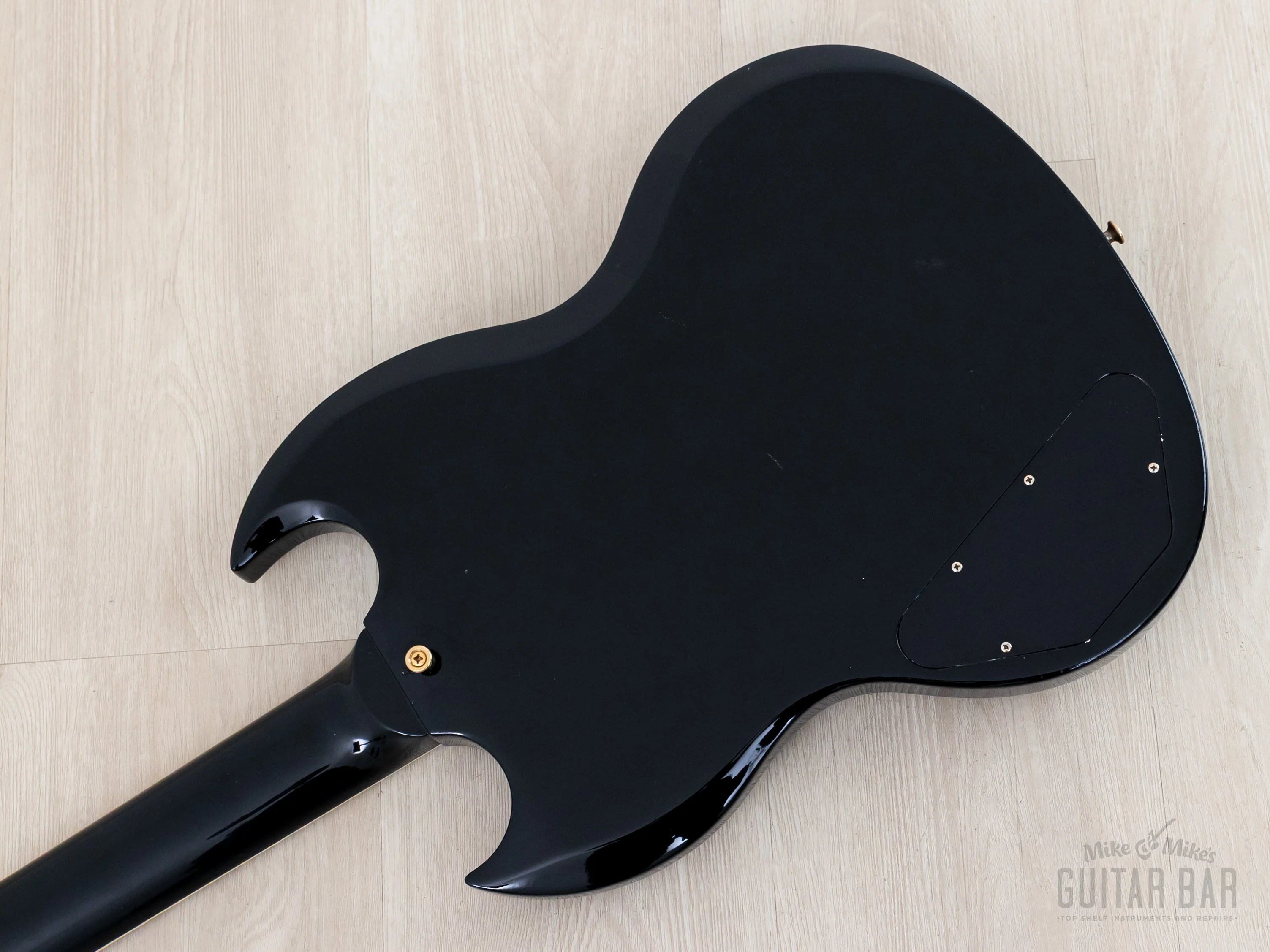1999 Gibson Custom Shop 1961 Les Paul SG Custom Ebony 3 Pickup w/ 57 Classic PAFs, Case - Image 14