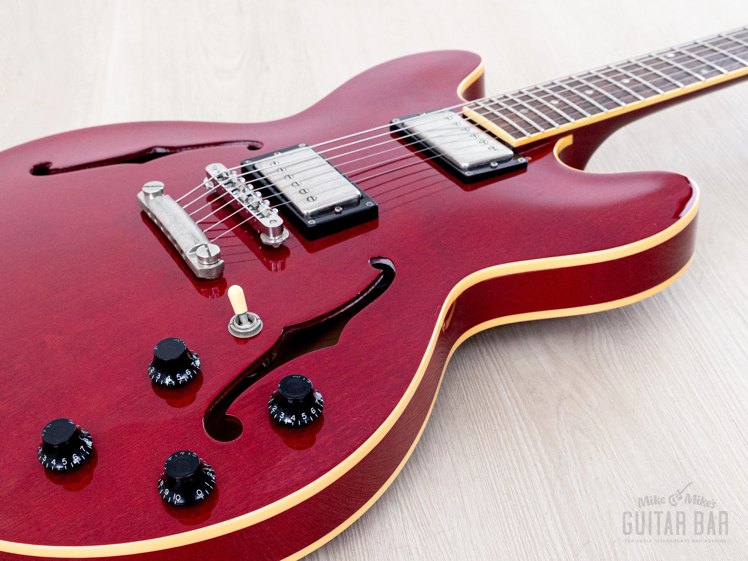 2000 Epiphone by Gibson ES-335 Dot Semi Hollow Guiar Cherry, Pre-Elitist Japan Terada - Image 7