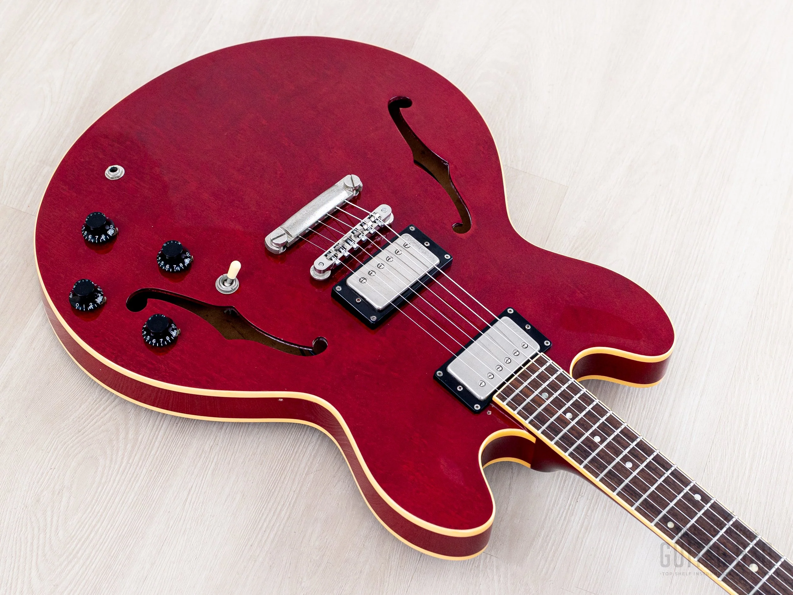 2000 Epiphone by Gibson ES-335 Dot Semi Hollow Guiar Cherry, Pre-Elitist Japan Terada - Image 9