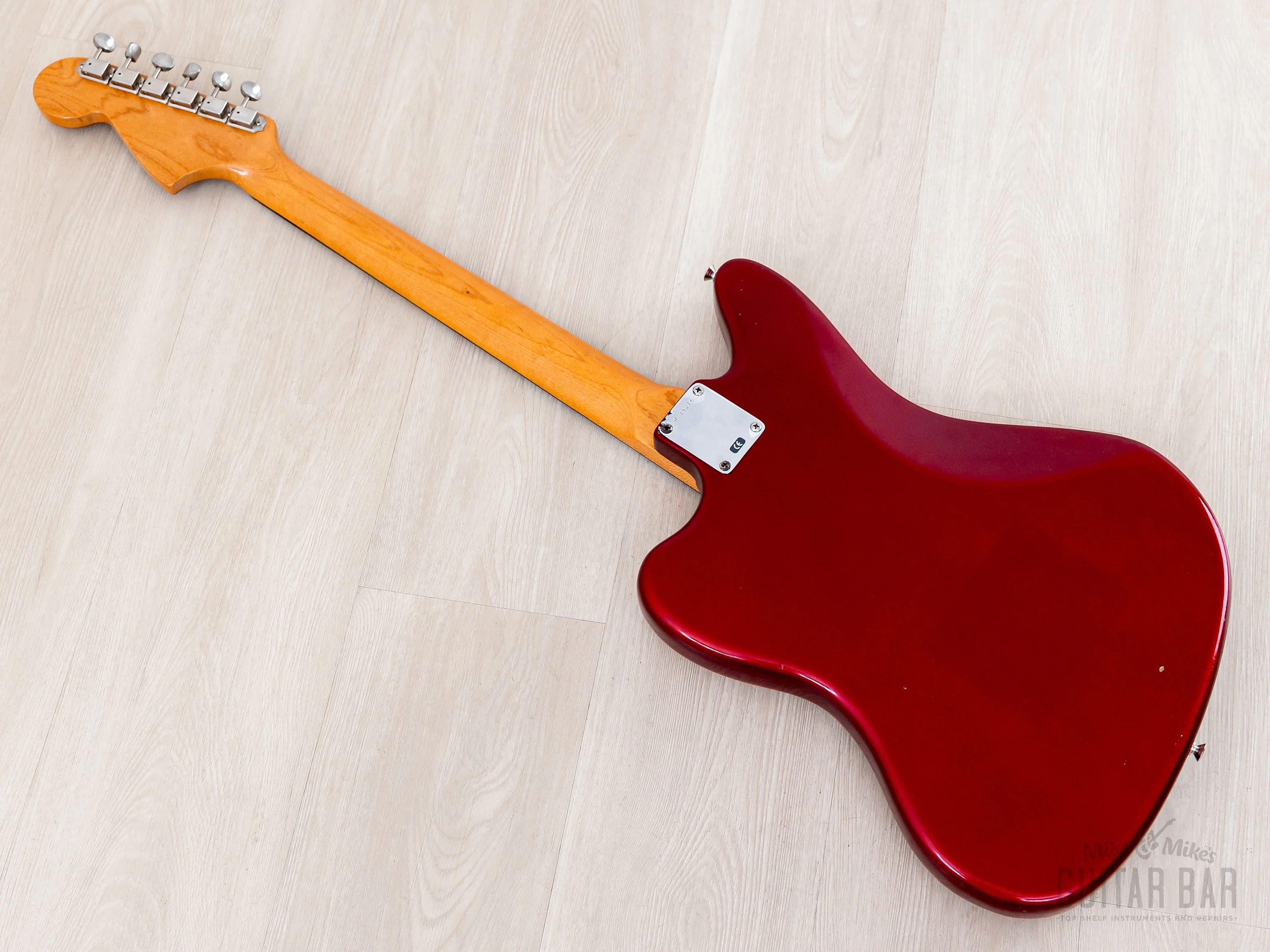 2000 Fender American Vintage '62 Jaguar Yamano, Candy Apple Red w/ Matching Headstock, Case & Tags - Image 13