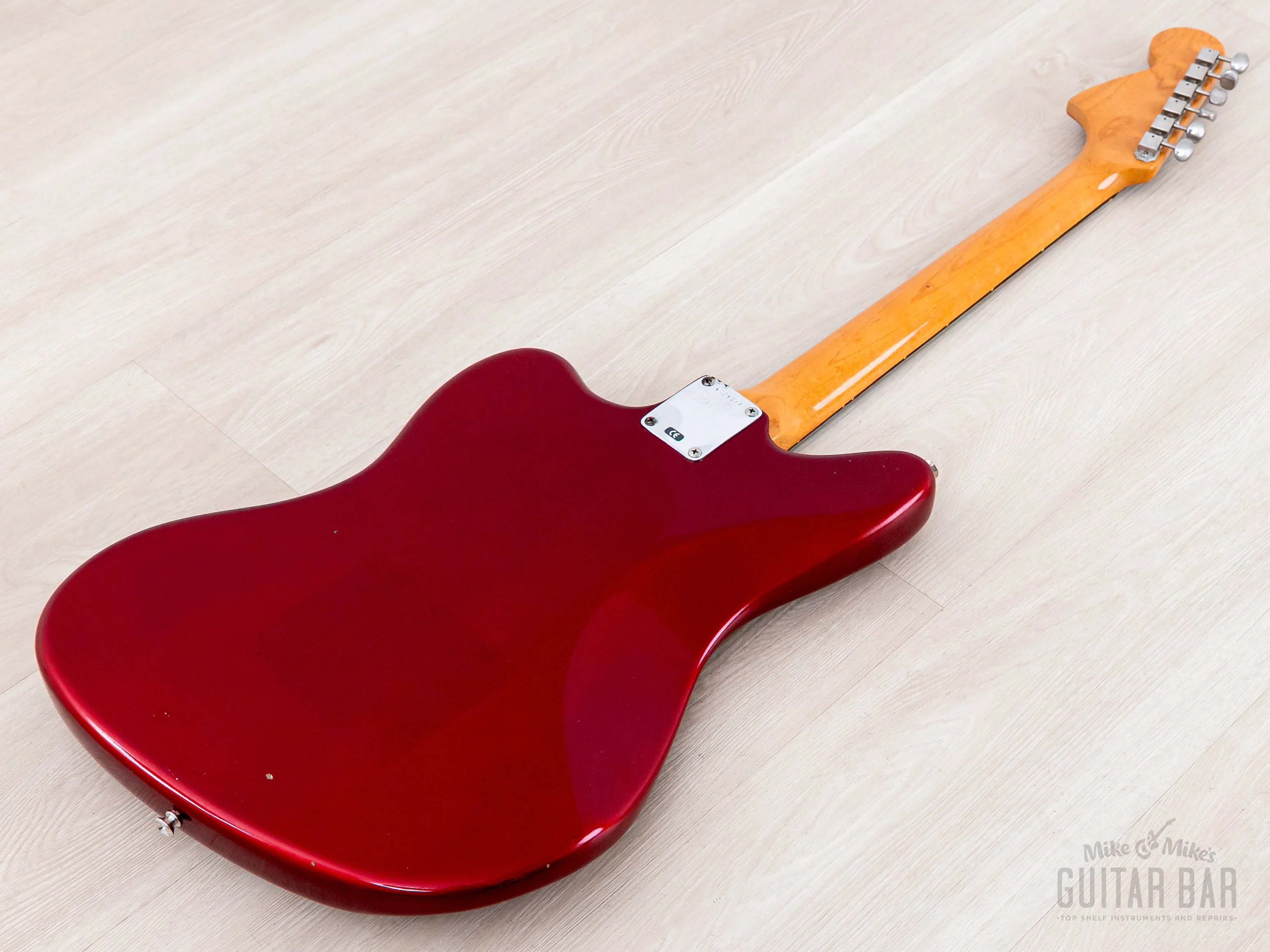 2000 Fender American Vintage '62 Jaguar Yamano, Candy Apple Red w/ Matching Headstock, Case & Tags - Image 14