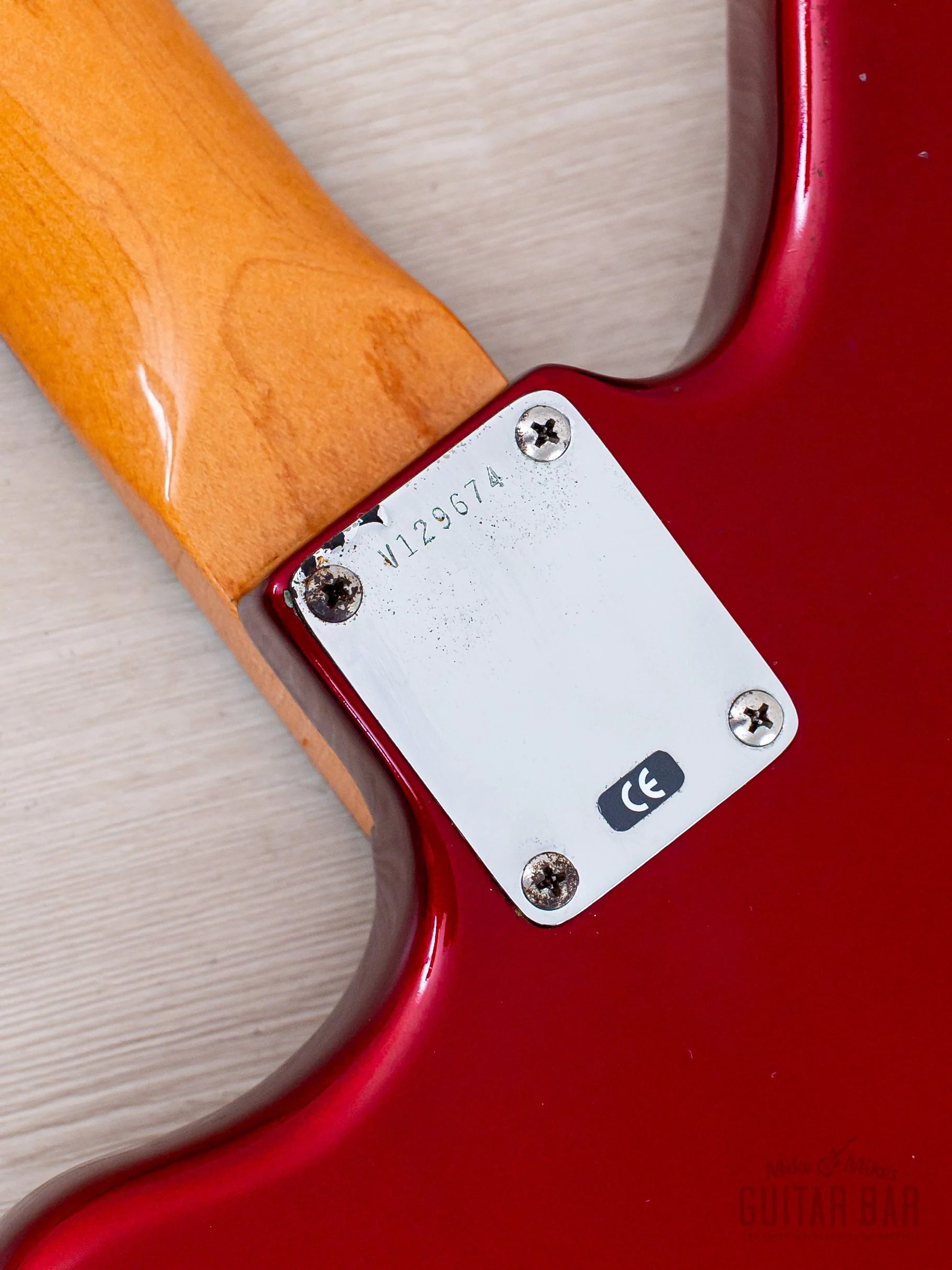 2000 Fender American Vintage '62 Jaguar Yamano, Candy Apple Red w/ Matching Headstock, Case & Tags - Image 16