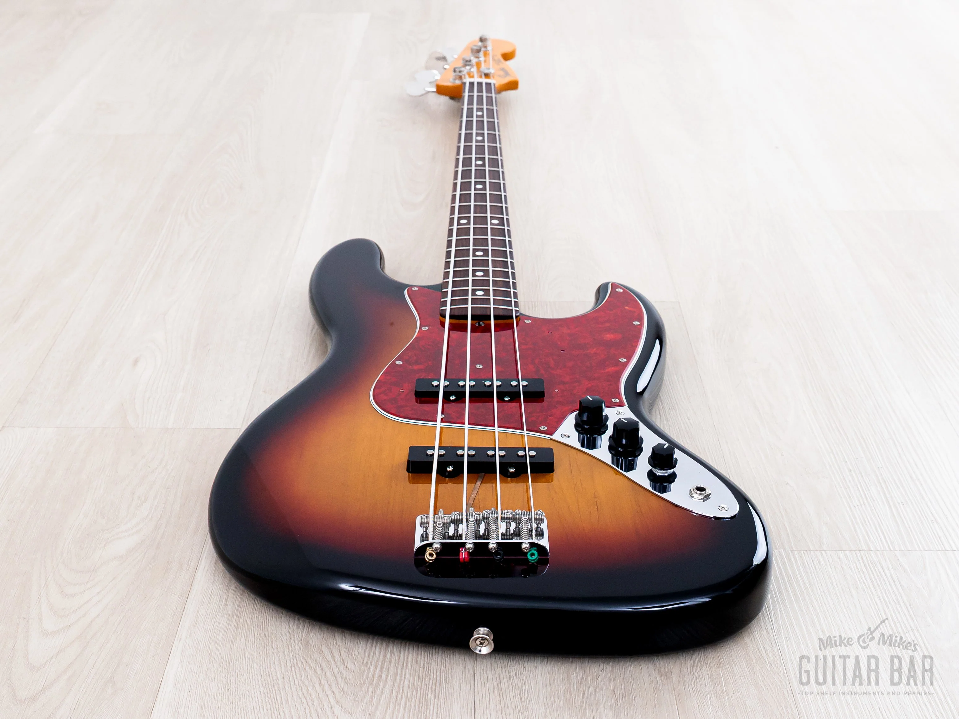2000 Fender Jazz Bass ‘62 Vintage Reissue JB62-75US Sunburst, Near-Mint w/ USA Pickups & Hangtag, Japan CIJ - Image 10