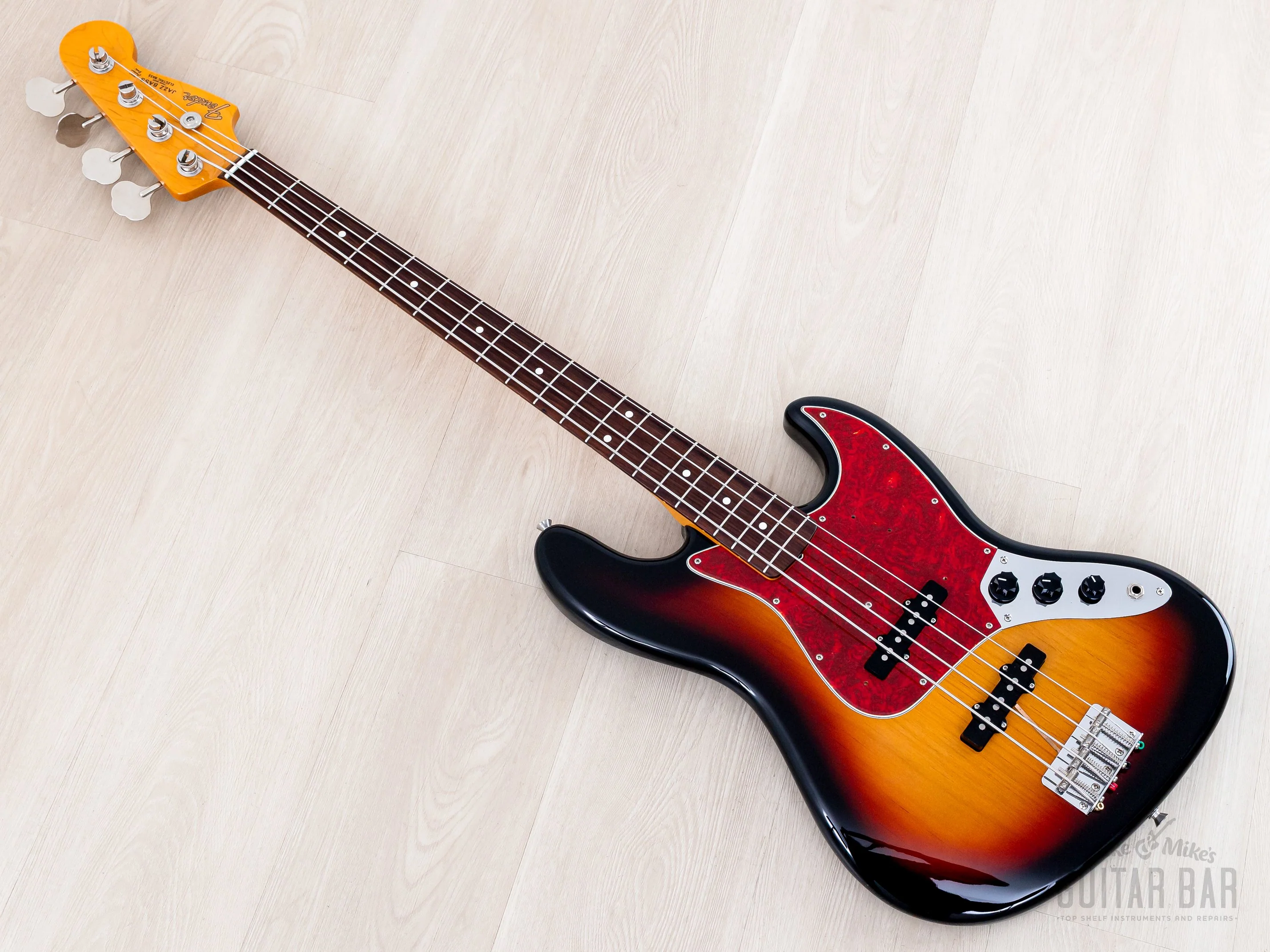 2000 Fender Jazz Bass ‘62 Vintage Reissue JB62-75US Sunburst, Near-Mint w/ USA Pickups & Hangtag, Japan CIJ - Image 11