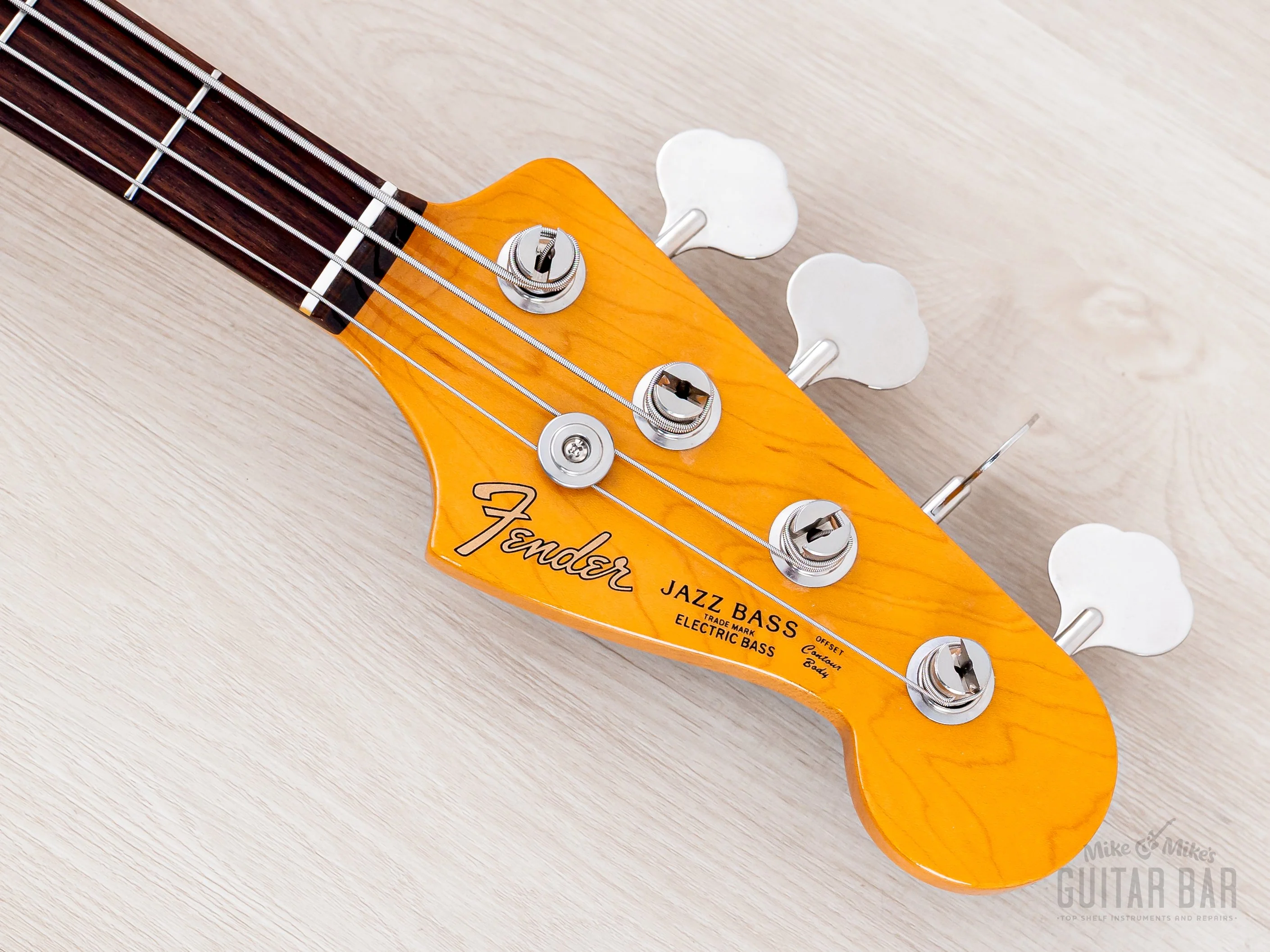 2000 Fender Jazz Bass ‘62 Vintage Reissue JB62-75US Sunburst, Near-Mint w/ USA Pickups & Hangtag, Japan CIJ - Image 4