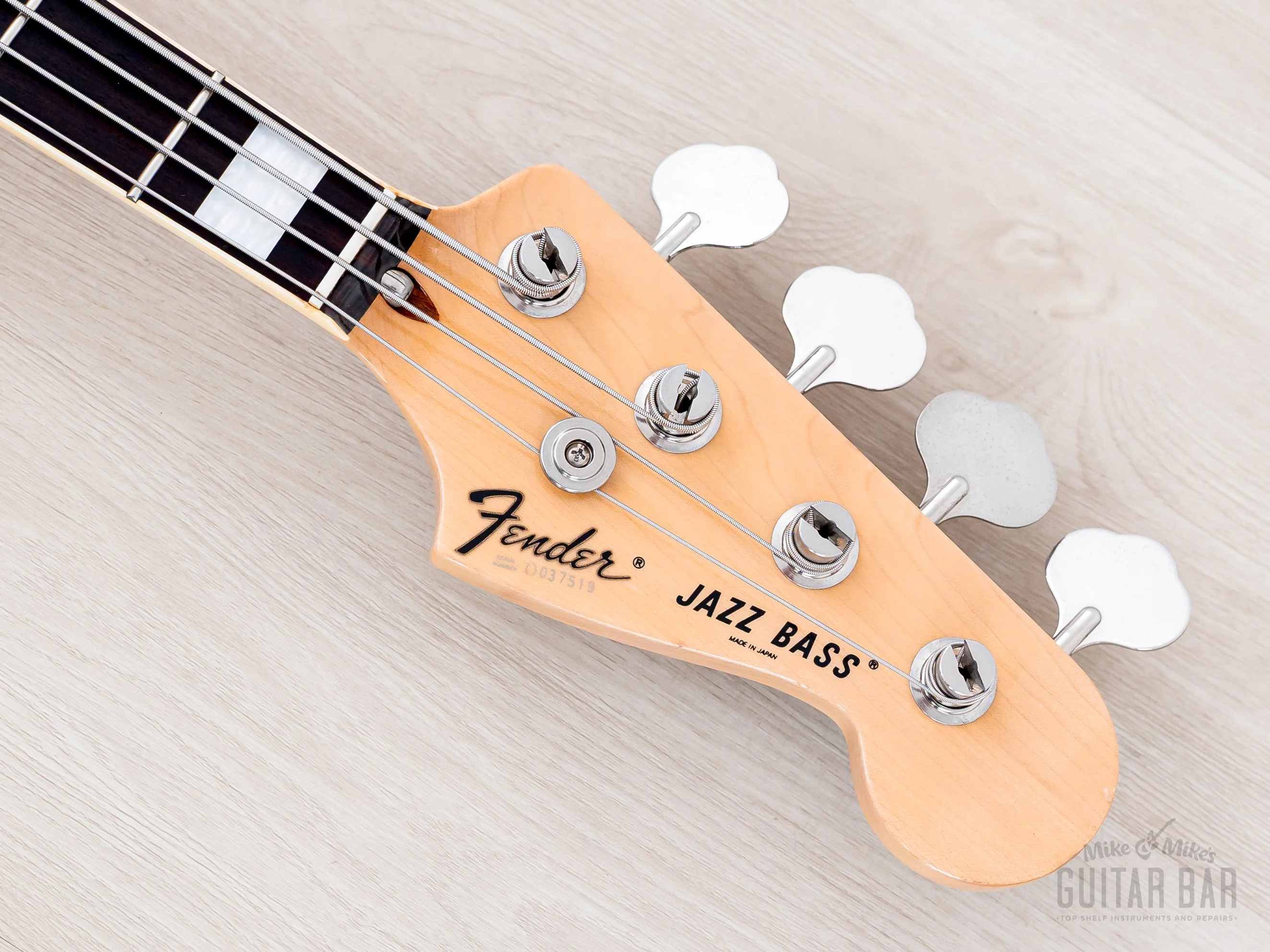 2000 Fender Jazz Bass ‘75 Vintage Reissue JB75-90US Sunburst Ash, Japan CIJ - Image 4