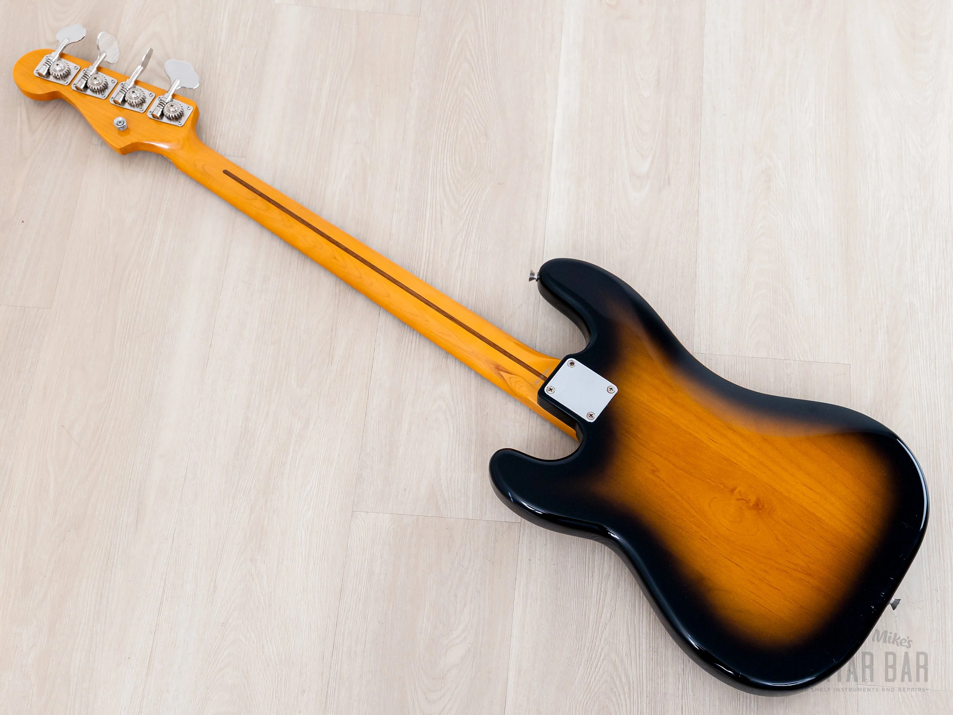 2000 Fender Precision Bass '57 Vintage Reissue PB57-70US Suburst Gold Guard w/ USA Pickup, Japan CIJ - Image 13