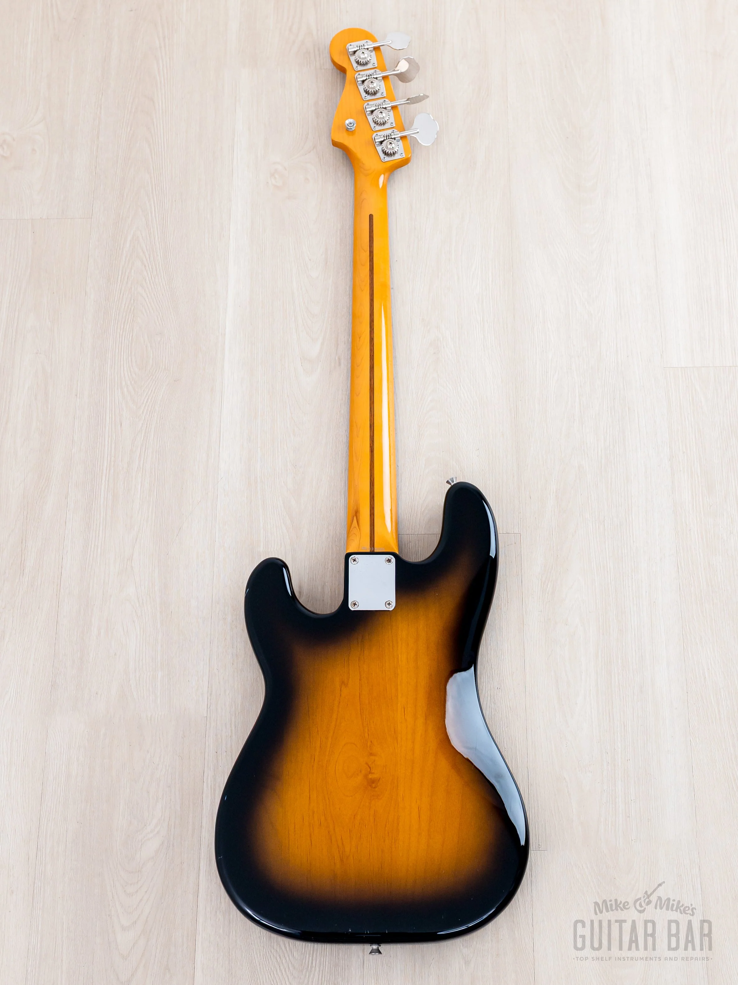 2000 Fender Precision Bass '57 Vintage Reissue PB57-70US Suburst Gold Guard w/ USA Pickup, Japan CIJ - Image 3