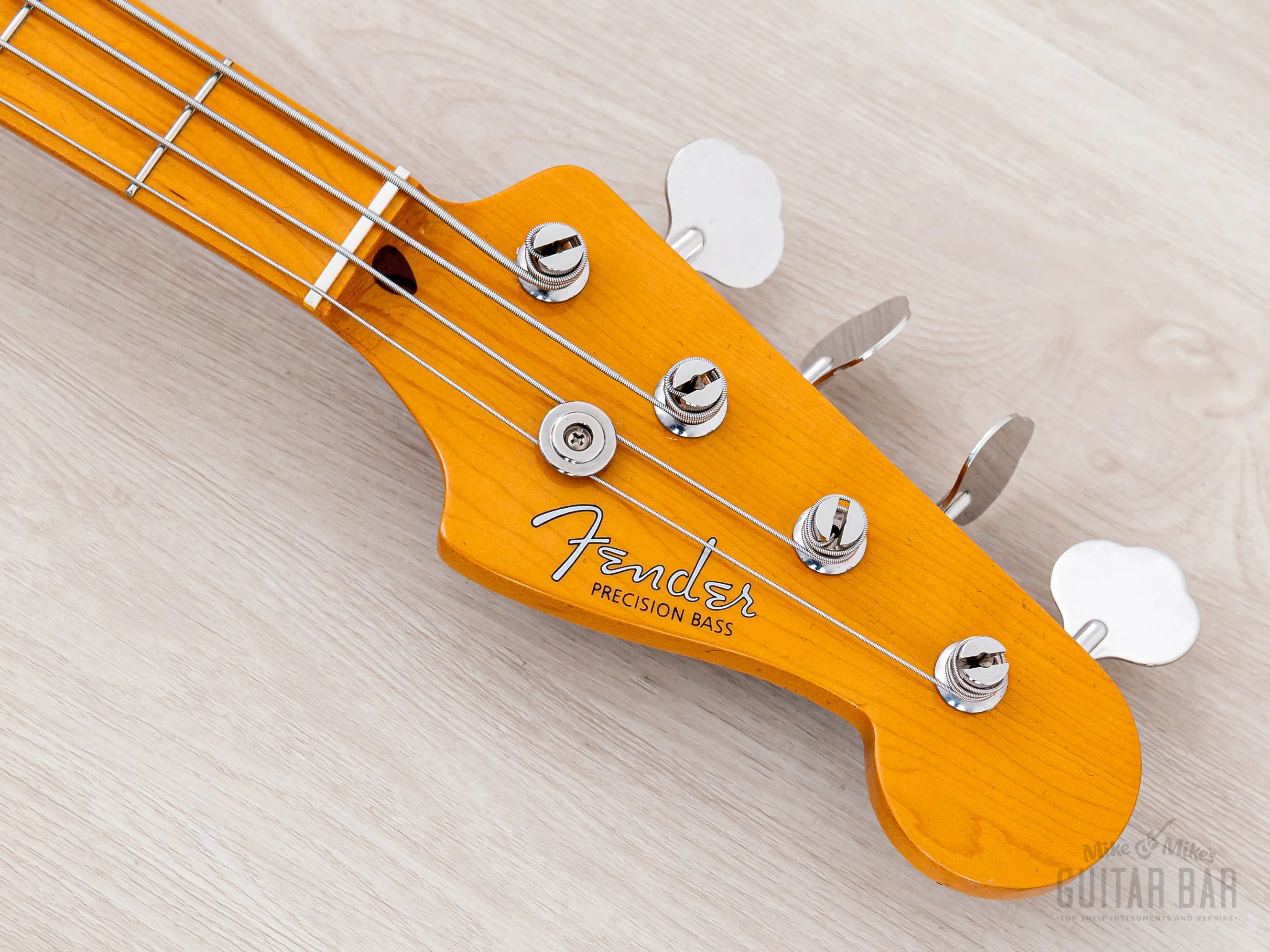 2000 Fender Precision Bass '57 Vintage Reissue PB57-70US Suburst Gold Guard w/ USA Pickup, Japan CIJ - Image 4