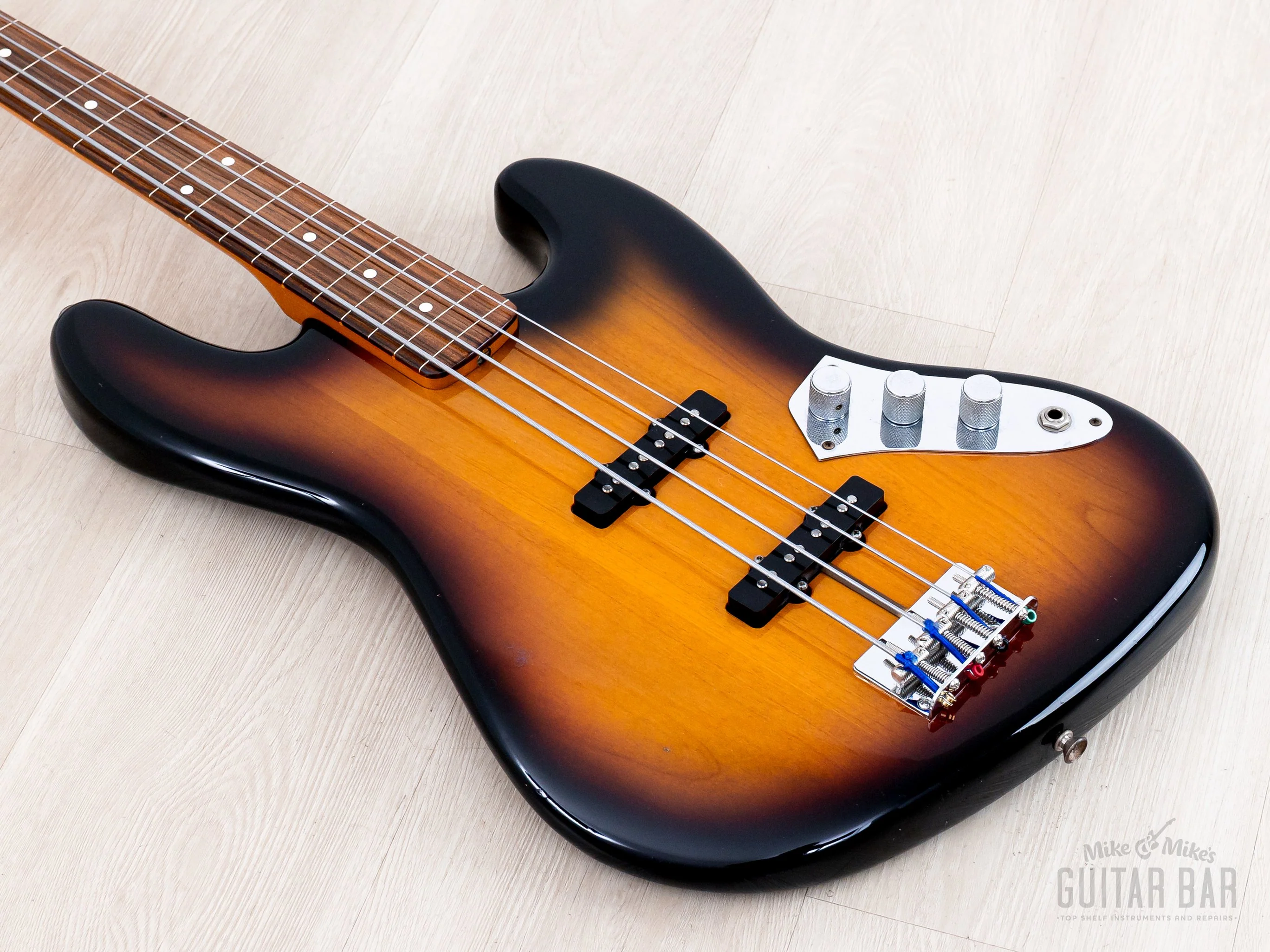 2000 Fender USA Artist Series Jaco Pastorius Fretless Jazz Bass Sunburst w/ Case - Image 10