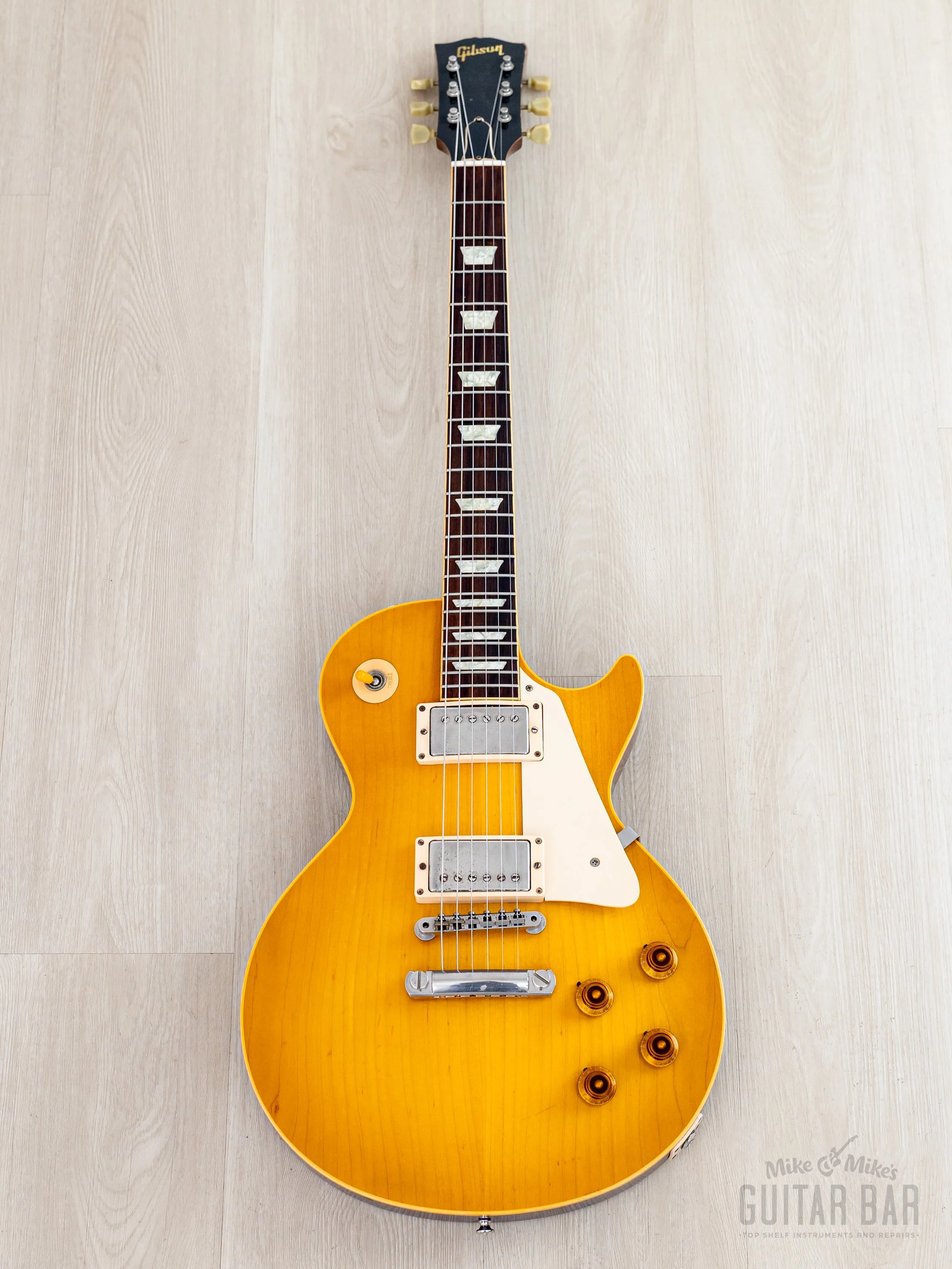2000 Gibson Custom Shop Historic 1959 Les Paul Standard R9 Plain Top Unburst, 100% Original w/ 57 Classic PAFs, Case - Image 2