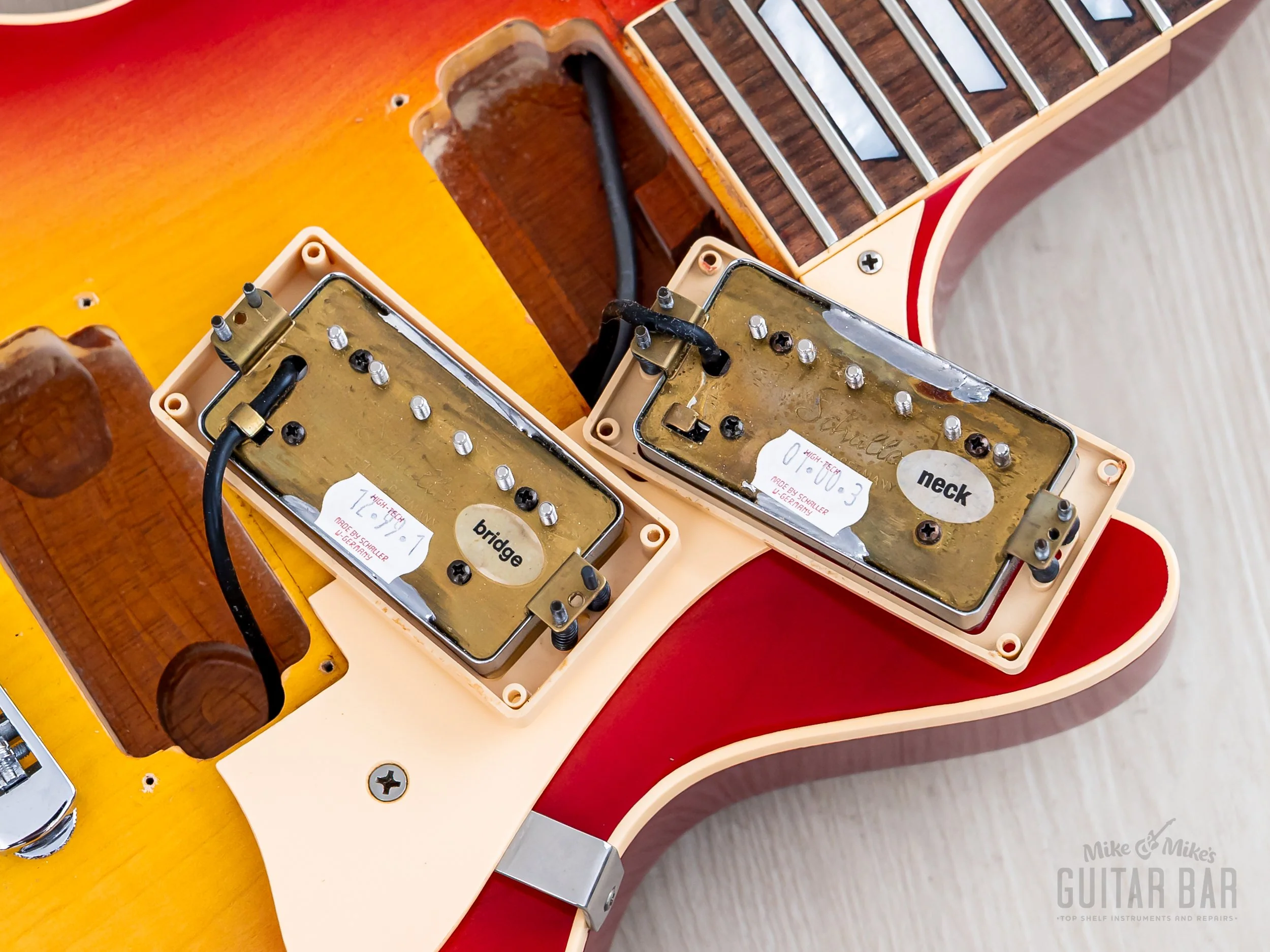 2000 Heritage H-150 Electric Guitar Antique Cherry Burst w/ Case - Image 18