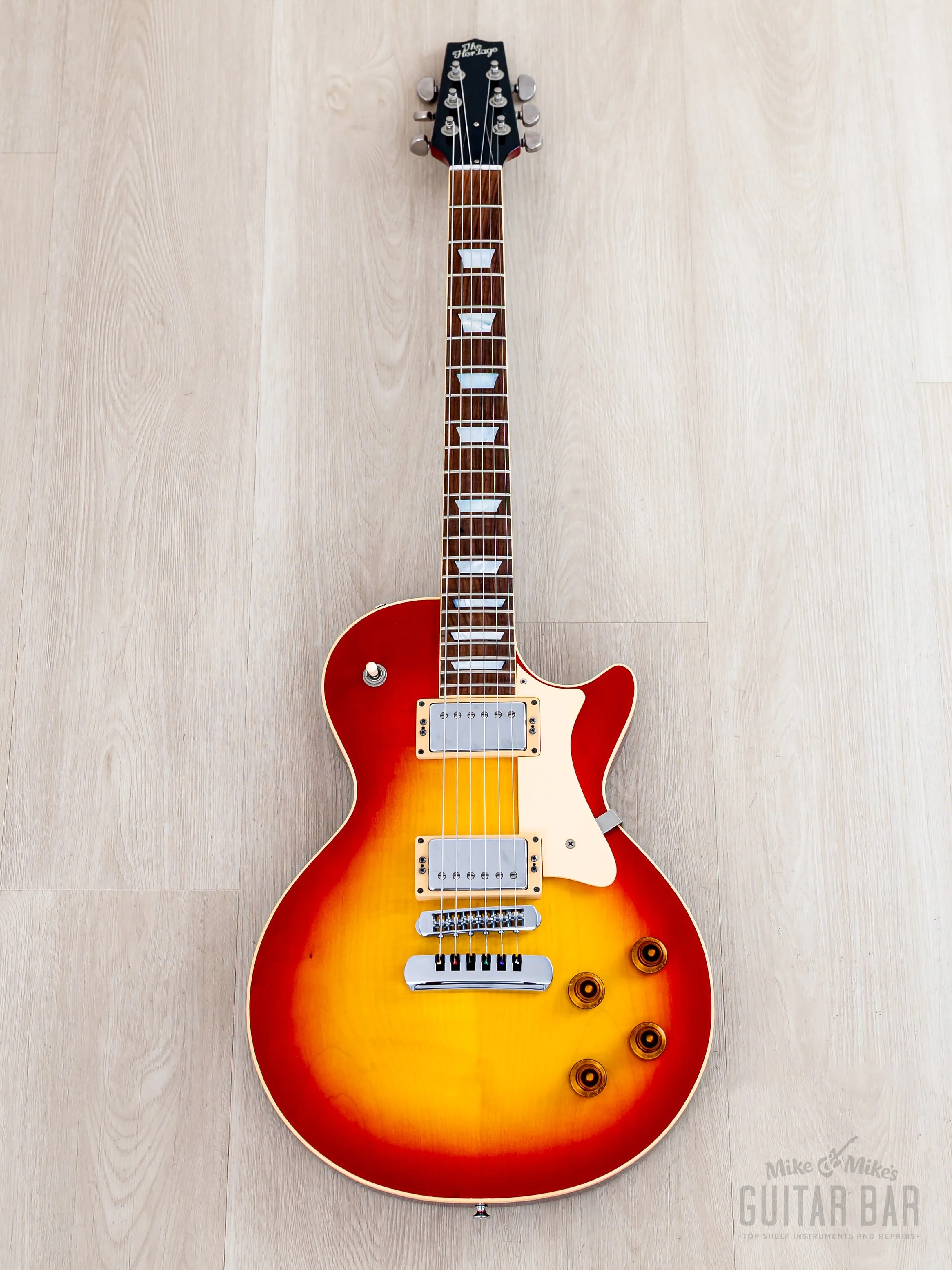 2000 Heritage H-150 Electric Guitar Antique Cherry Burst w/ Case - Image 2