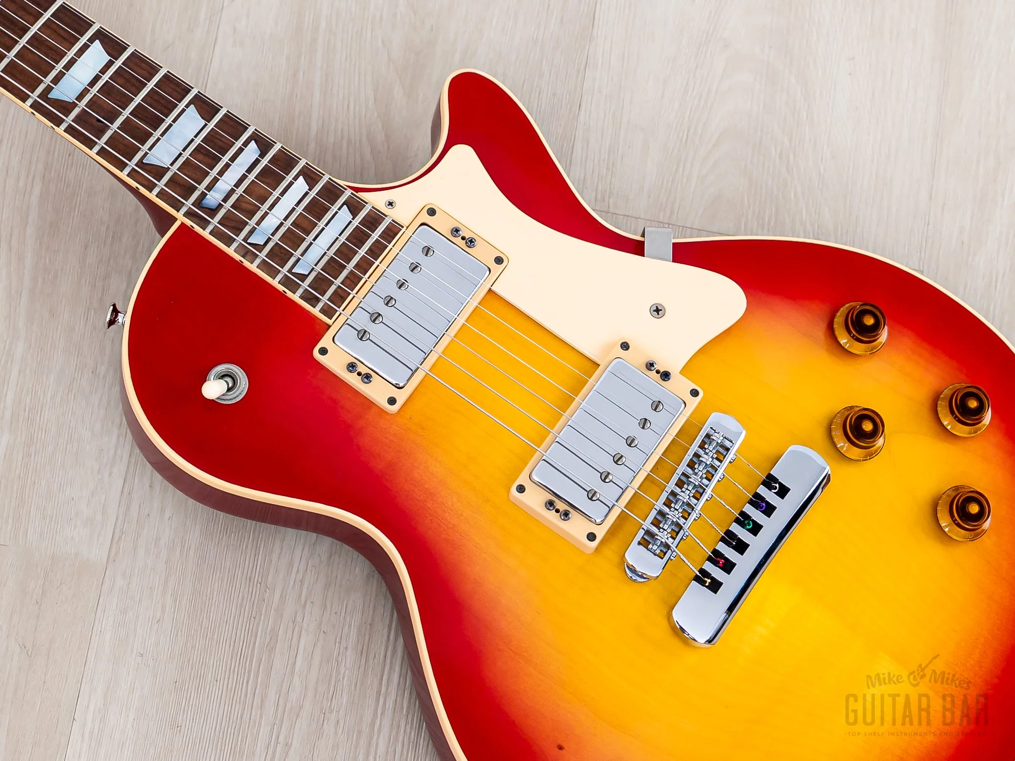2000 Heritage H-150 Electric Guitar Antique Cherry Burst w/ Case - Image 7