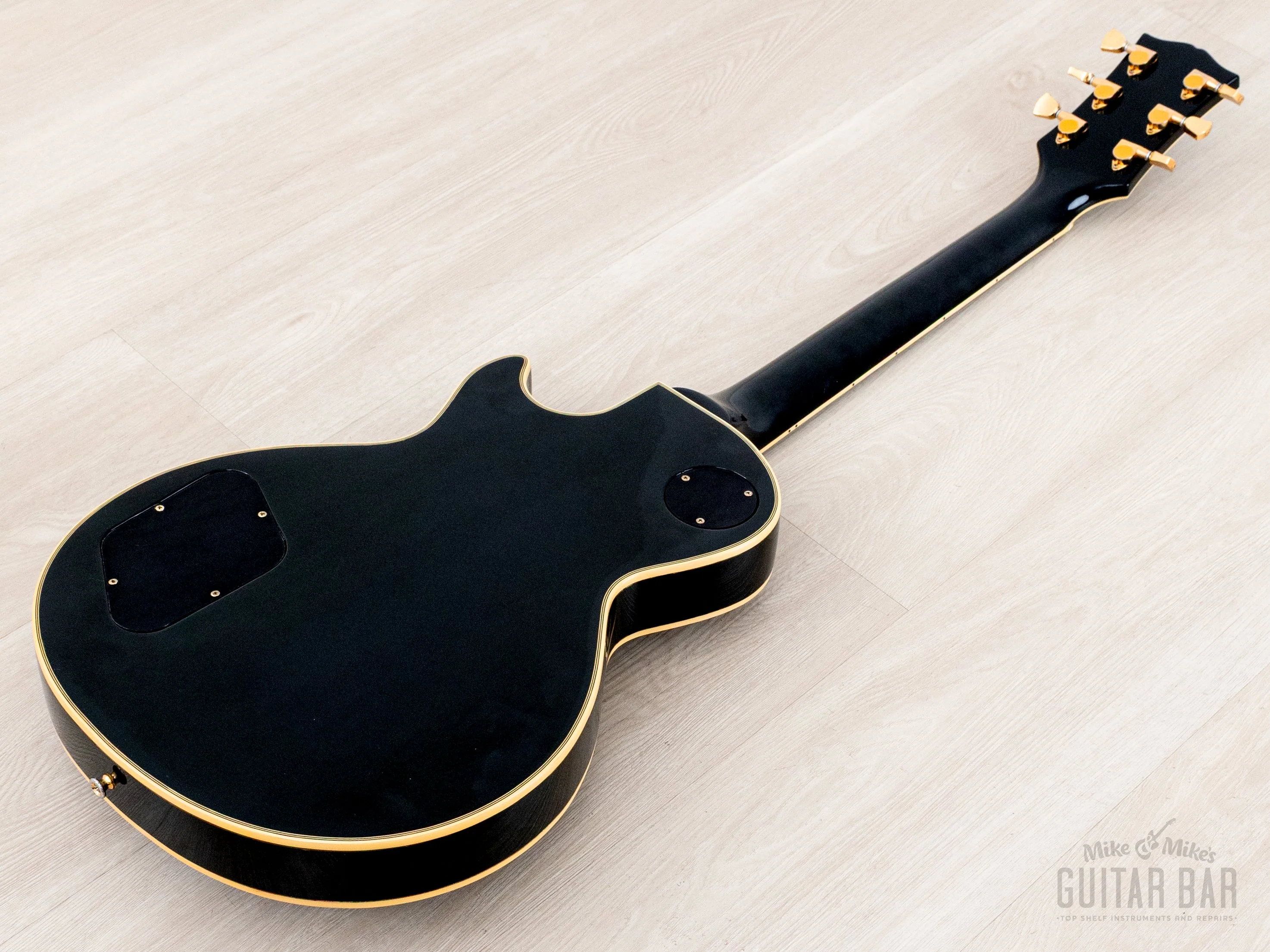 2000s Edwards by ESP E-LP-98LTC Custom Black Beauty, Ebony Nitro Lacquer w/ USA Seymour Duncans, Japan - Image 13