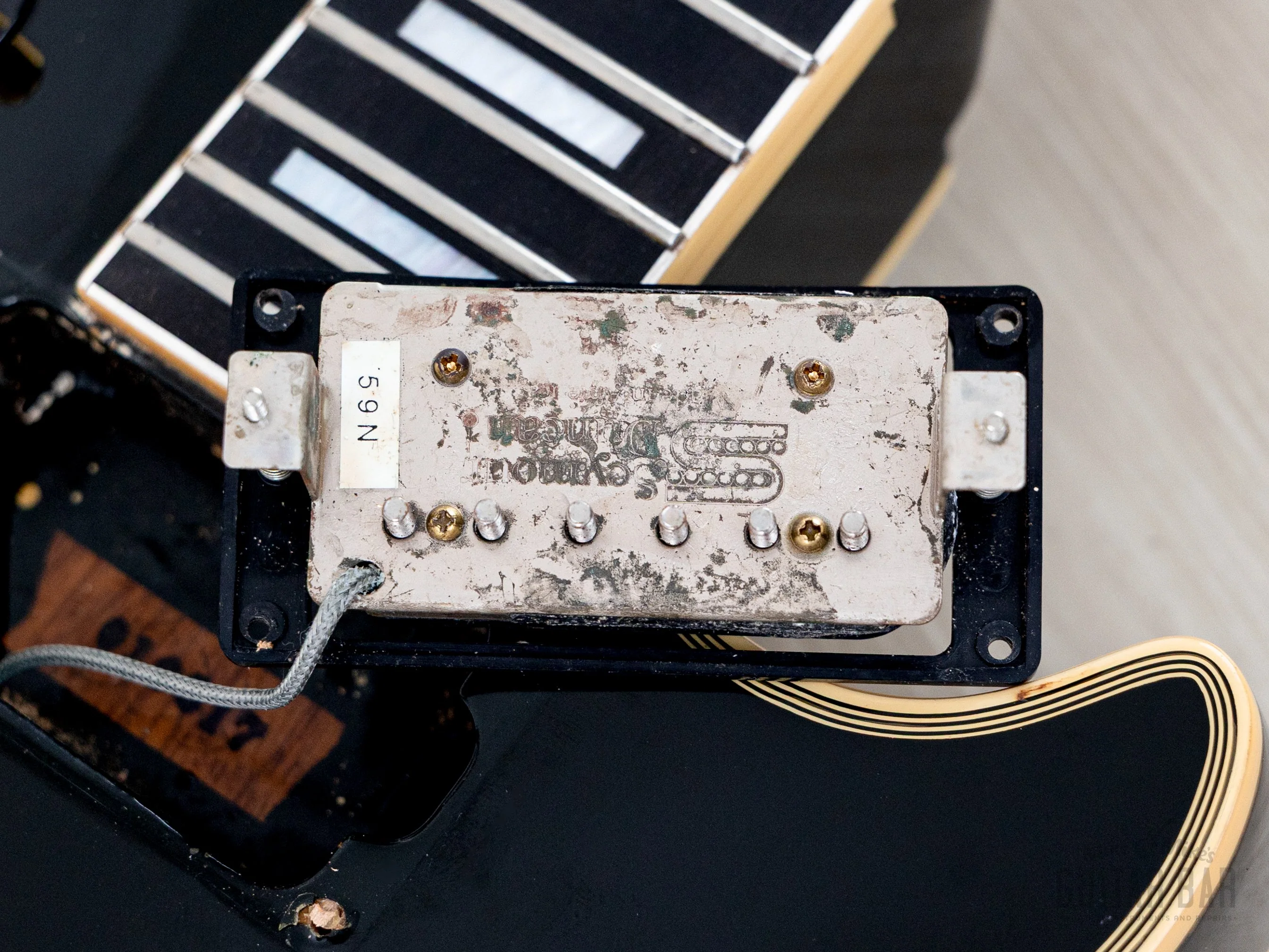 2000s Edwards by ESP E-LP-98LTC Custom Black Beauty, Ebony Nitro Lacquer w/ USA Seymour Duncans, Japan - Image 18