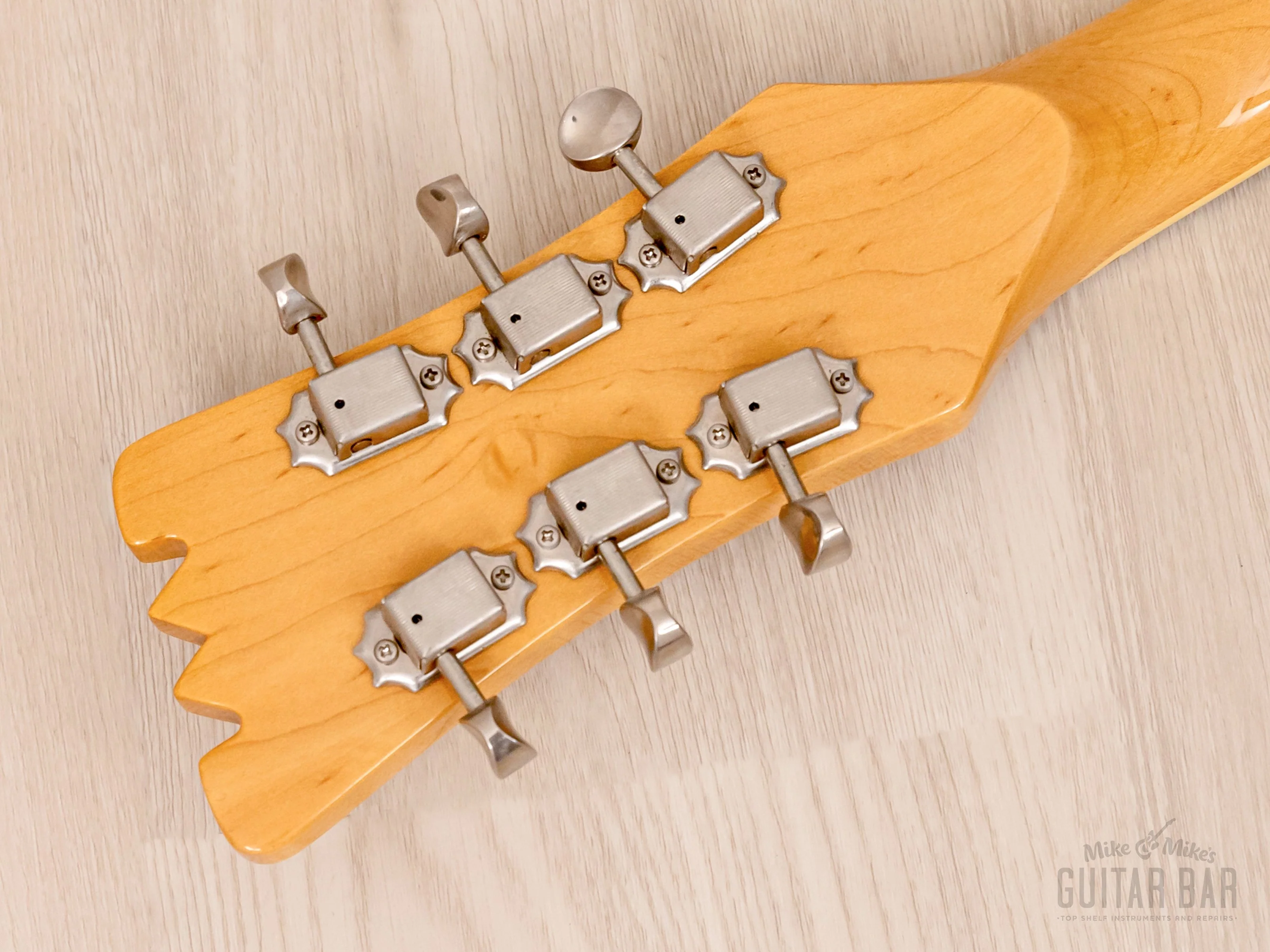 2000s Mosrite Ranger Ventures Model-Style Guitar, Pearl White w/ Vibramute, Fillmore Japan - Image 5