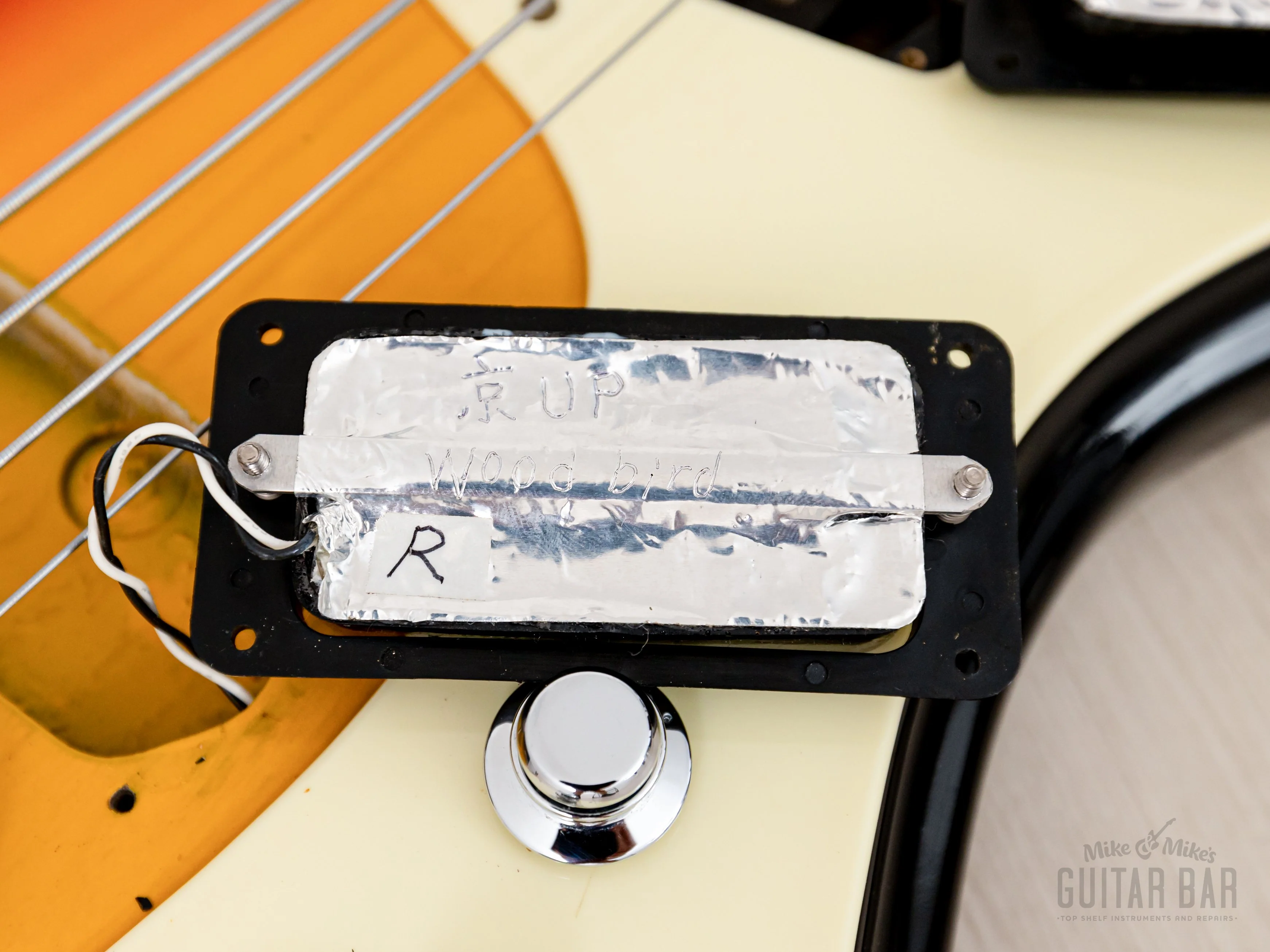 2000s Mosrite USA Mark I 1964 Custom Ventures Model Bass Sunburst w/ Vintage Case, Fillmore Japan - Image 20