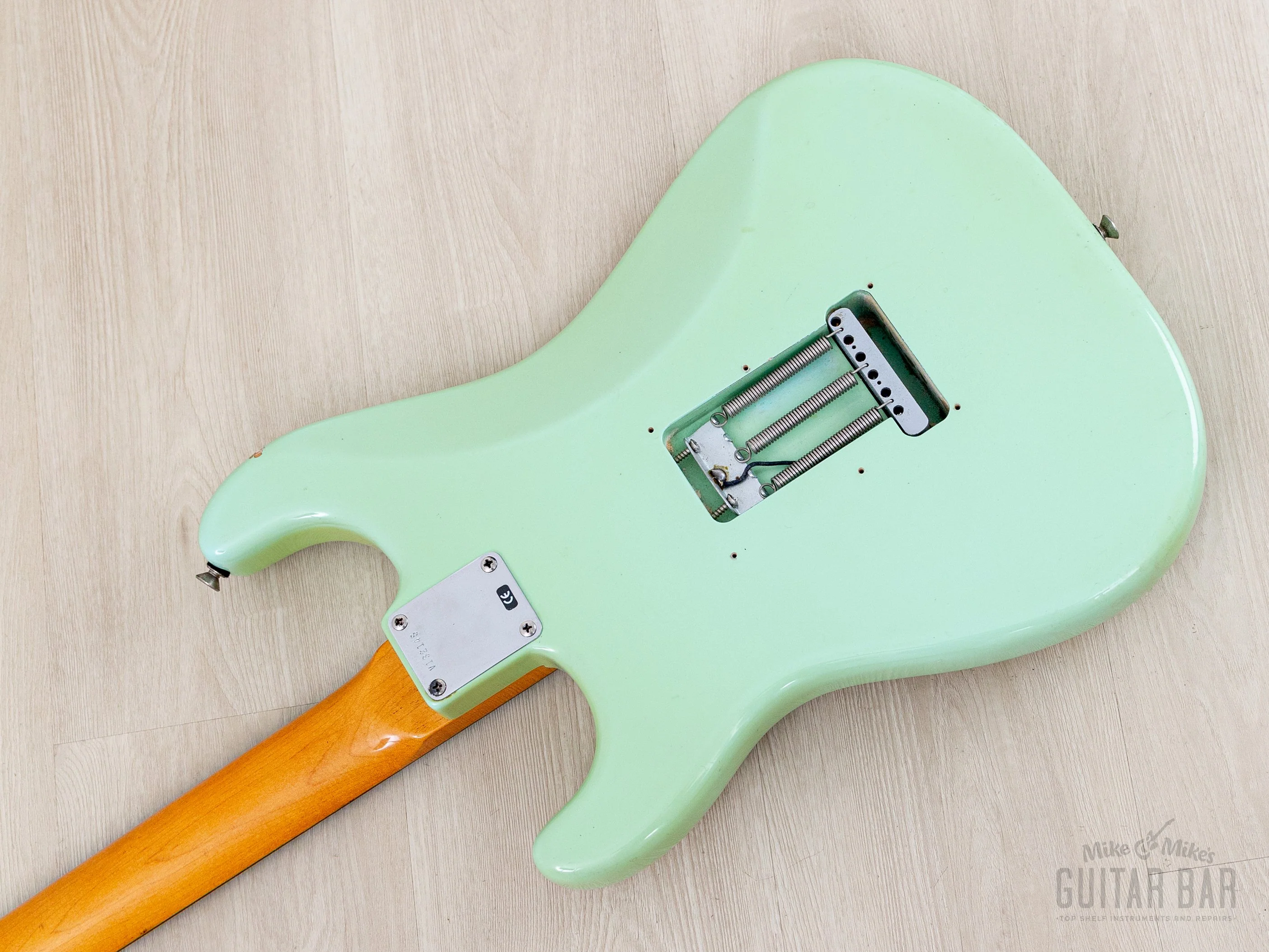 2001 Fender American Vintage '62 Stratocaster Surf Green w/ Tweed Case - Image 15