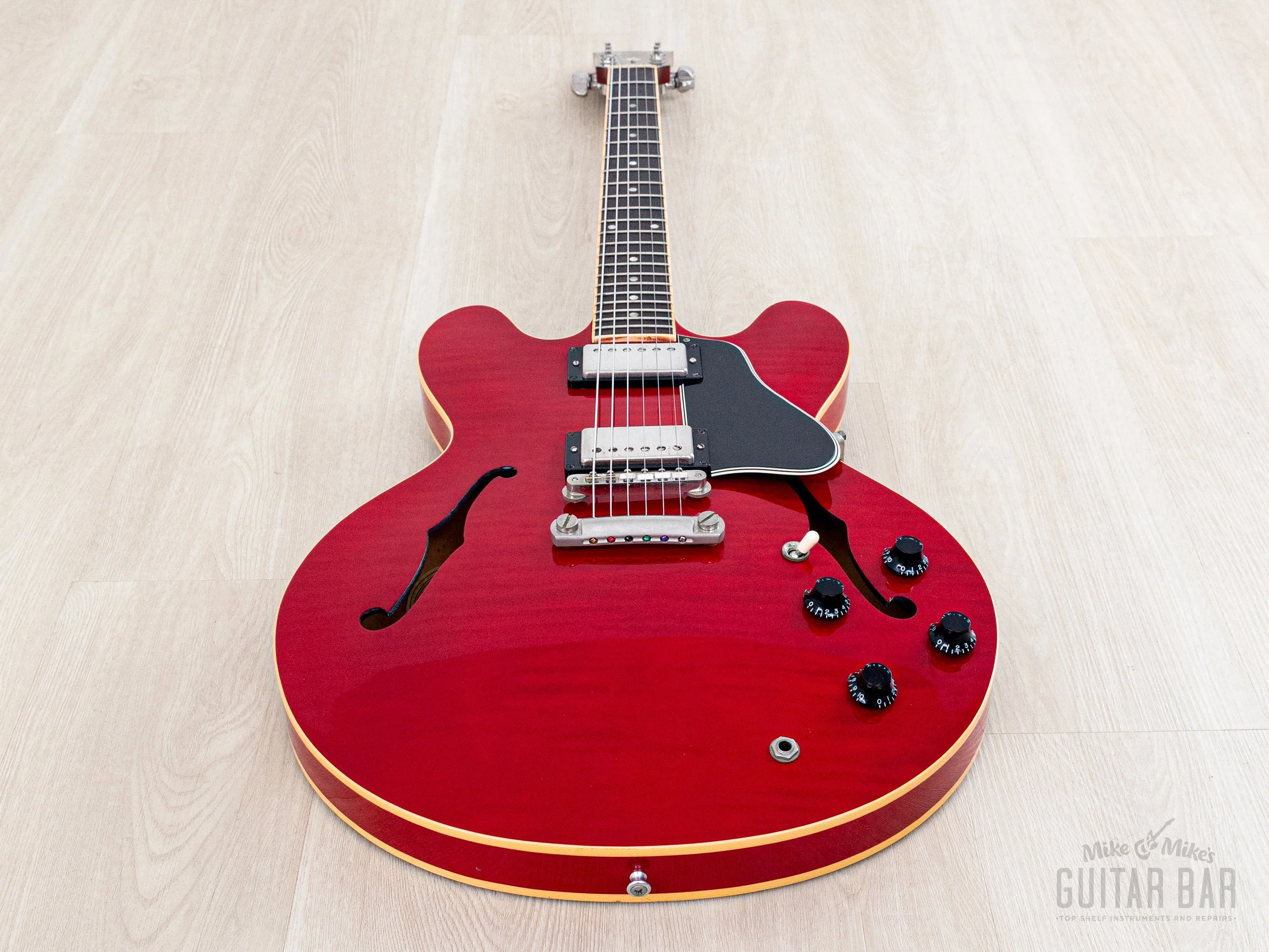 2001 Gibson ES-335 Dot Figured Cherry Semi-Hollow Guitar w/ 57 Classic PAFs, Hangtags & Case - Image 11