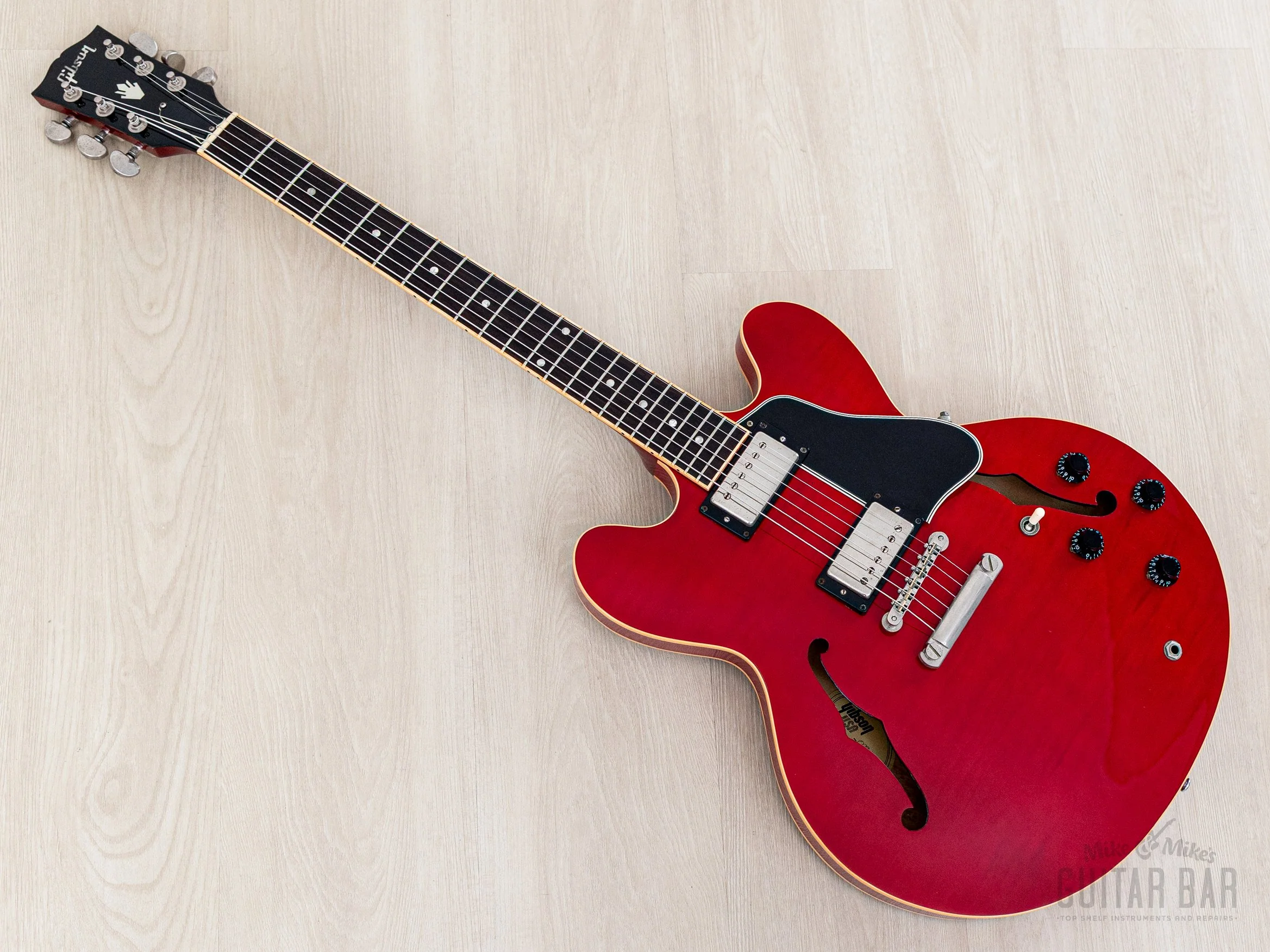2001 Gibson ES-335 Dot Figured Cherry Semi-Hollow Guitar w/ 57 Classic PAFs, Hangtags & Case - Image 12