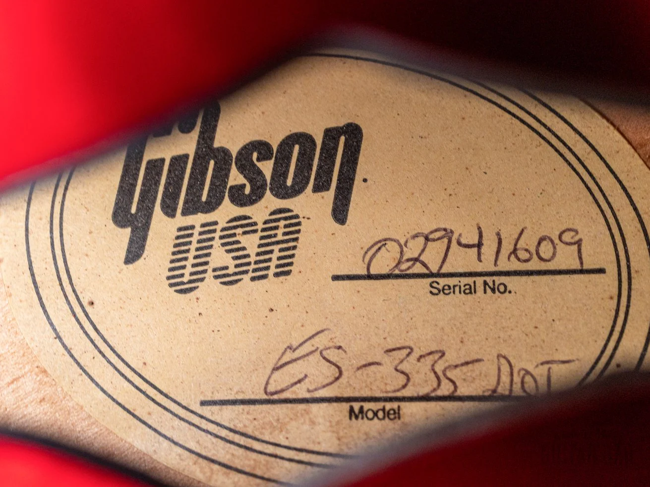 2001 Gibson ES-335 Dot Figured Cherry Semi-Hollow Guitar w/ 57 Classic PAFs, Hangtags & Case - Image 6