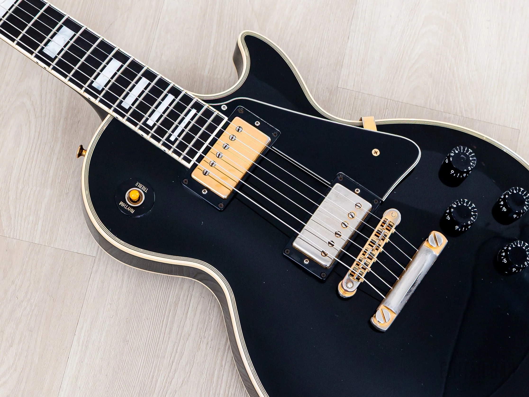 2001 Gibson Les Paul Custom Black Beauty w/ Case, Lightweight - Image 7