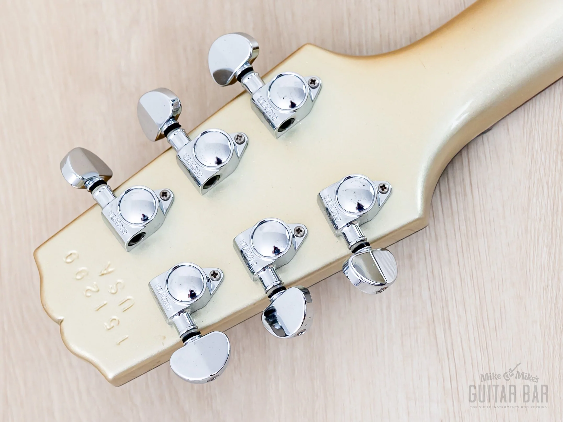 2001 Hamer USA Artist Semi-Hollow Guitar Silver Sparkle w/ Seymour Duncan '59 SH-1, Case - Image 5