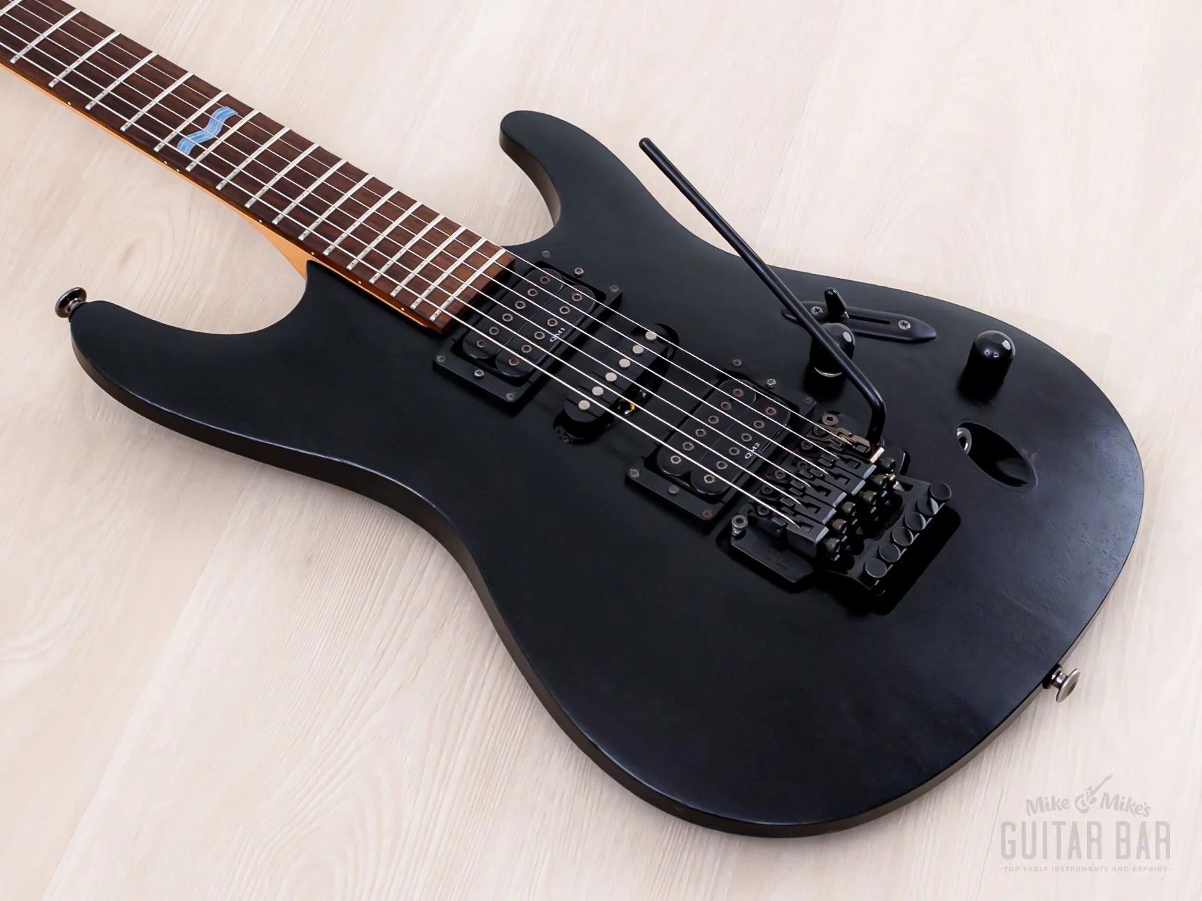2001 Ibanez Prestige S Series S470 HSH Satin Black w/ Floyd Rose - Image 10