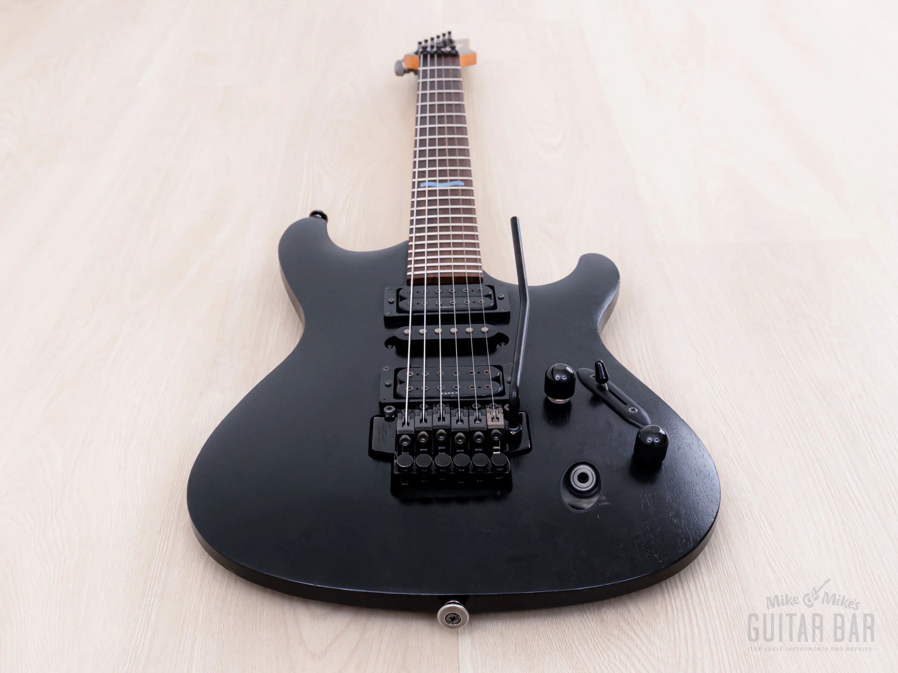 2001 Ibanez Prestige S Series S470 HSH Satin Black w/ Floyd Rose - Image 11