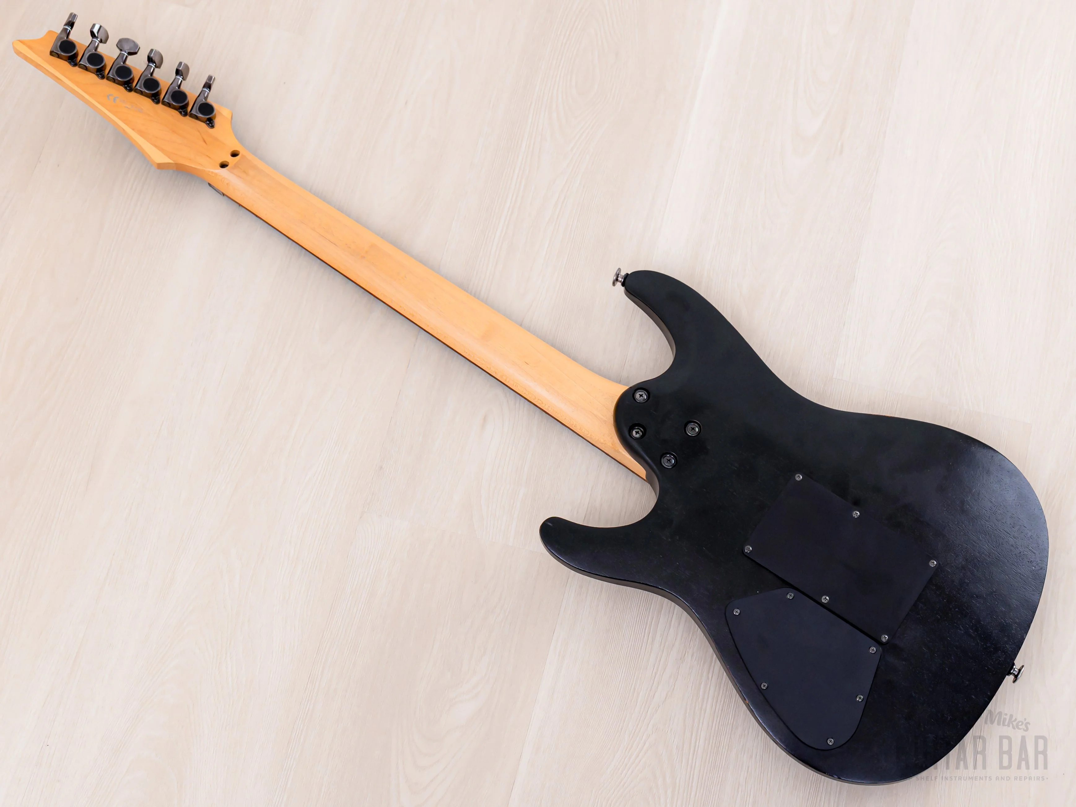 2001 Ibanez Prestige S Series S470 HSH Satin Black w/ Floyd Rose - Image 13